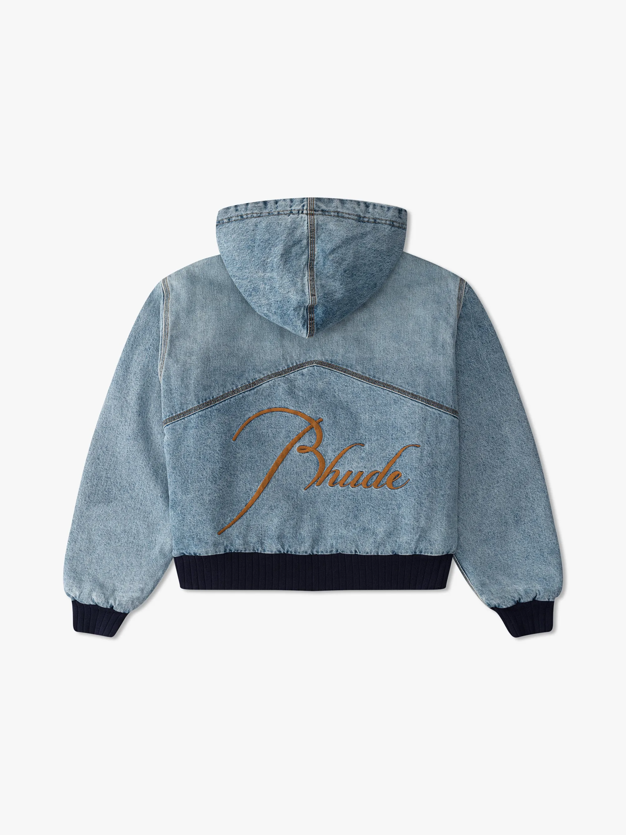 DENIM HOODIE sold by Rhude product image thumbnail 5