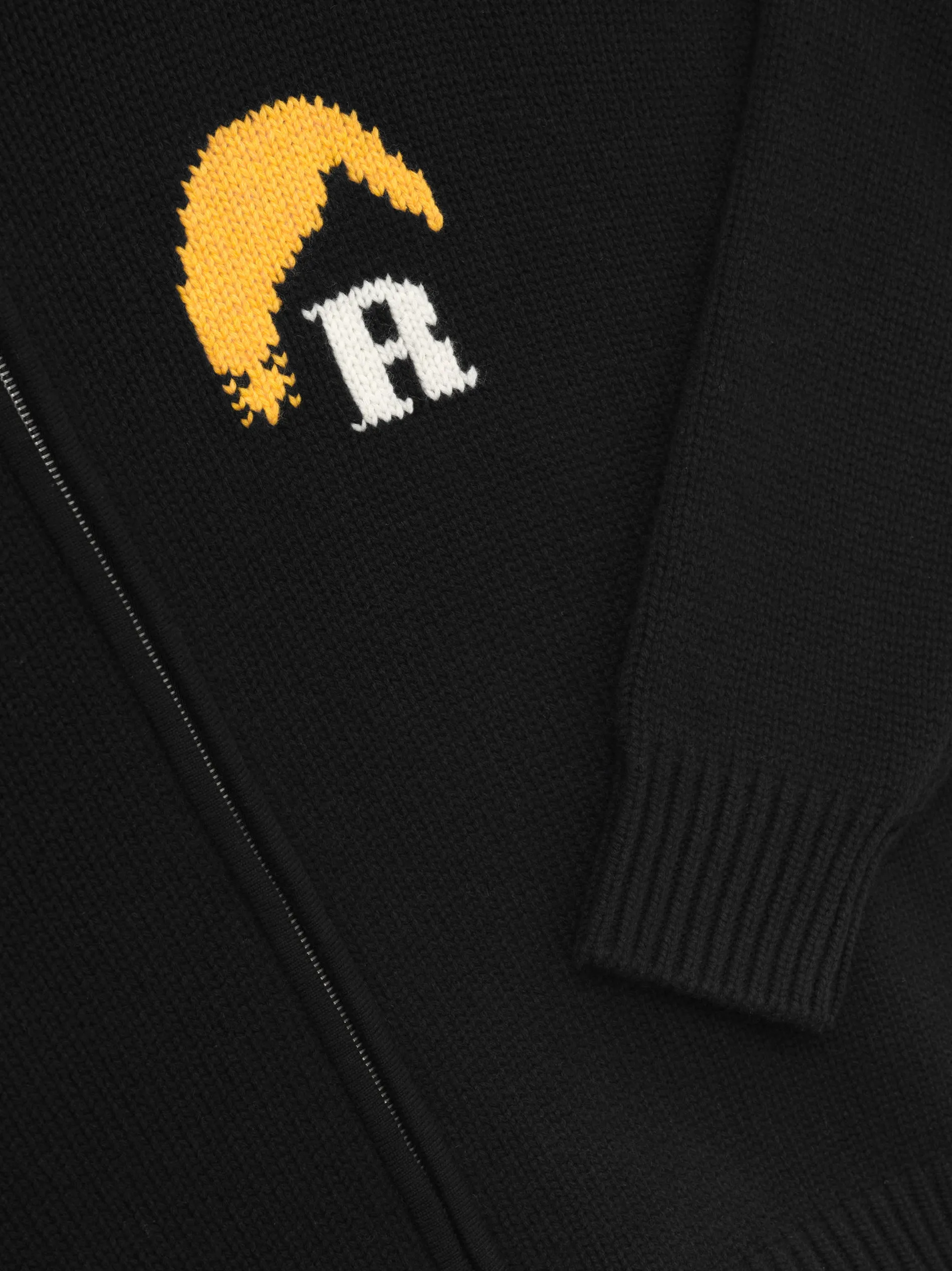 MOONLIGHT KNIT ZIP UP HOODIE sold by Rhude product image thumbnail 5