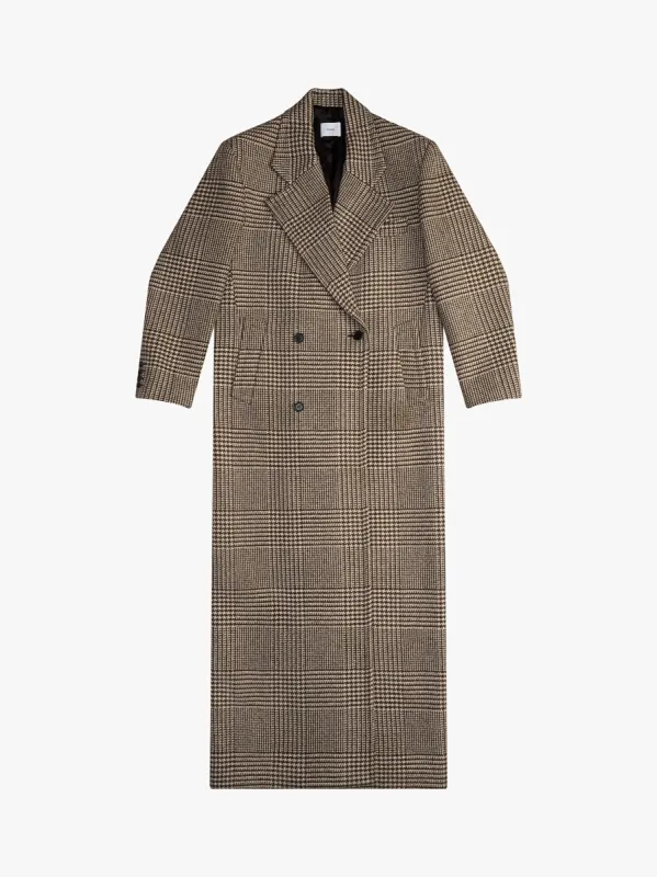 WOOL HOUNDSTOOTH COAT sold by Rhude