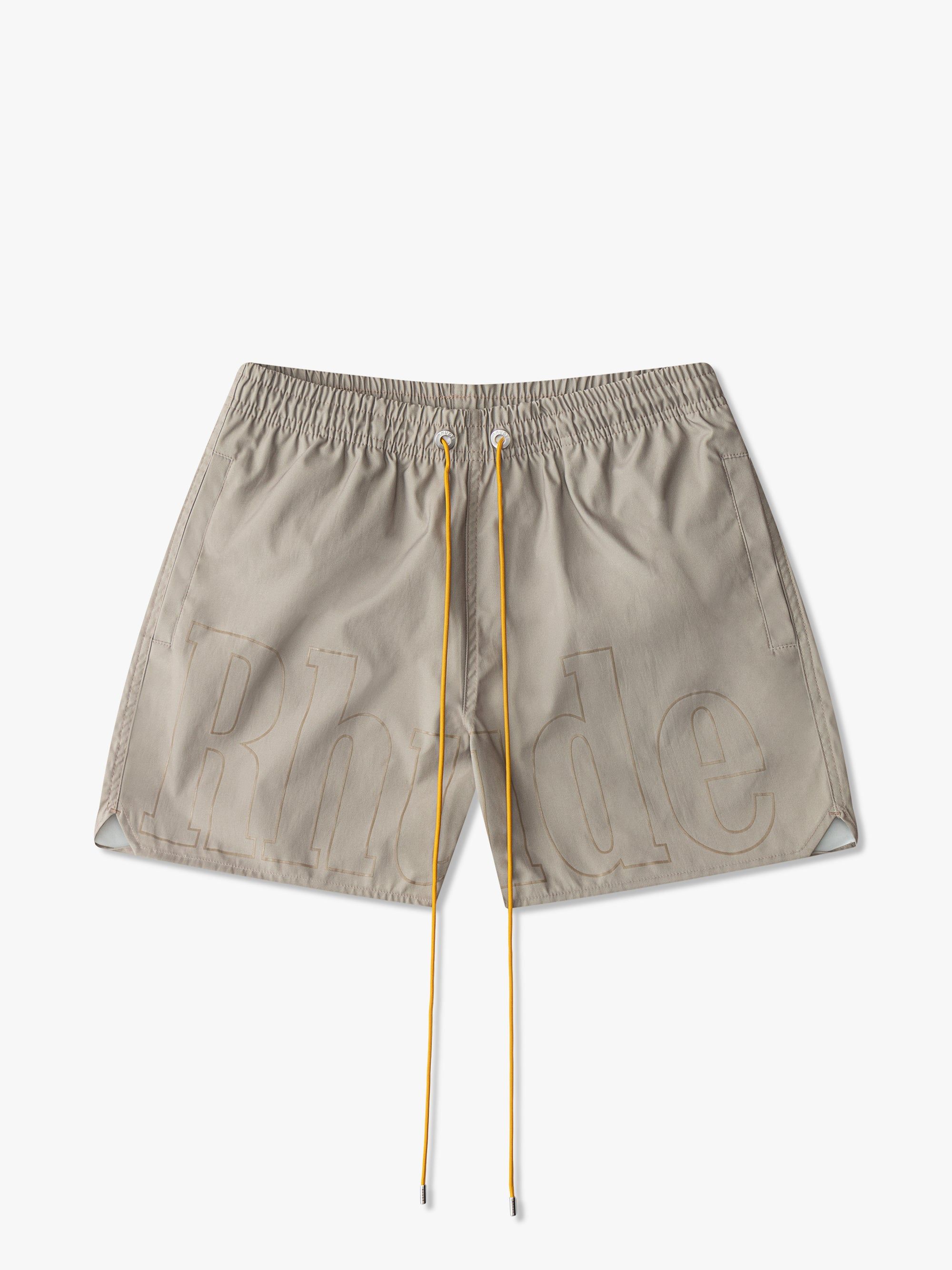 RHUDE LOGO SWIM TRUNKS sold by Rhude