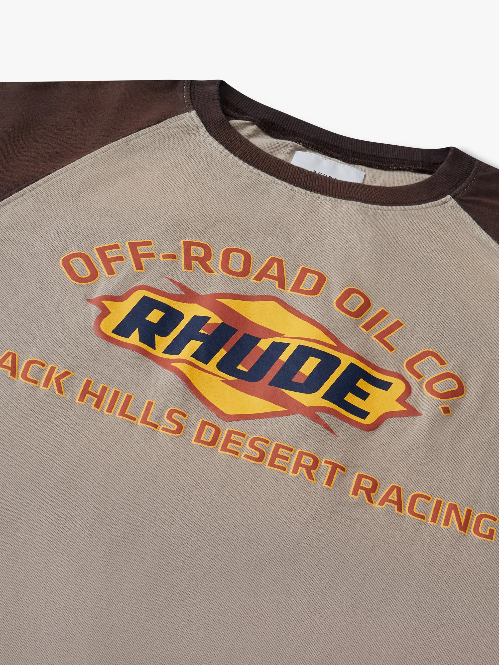BLACK HILLS RAGLAN LS TEE sold by Rhude product image thumbnail 3
