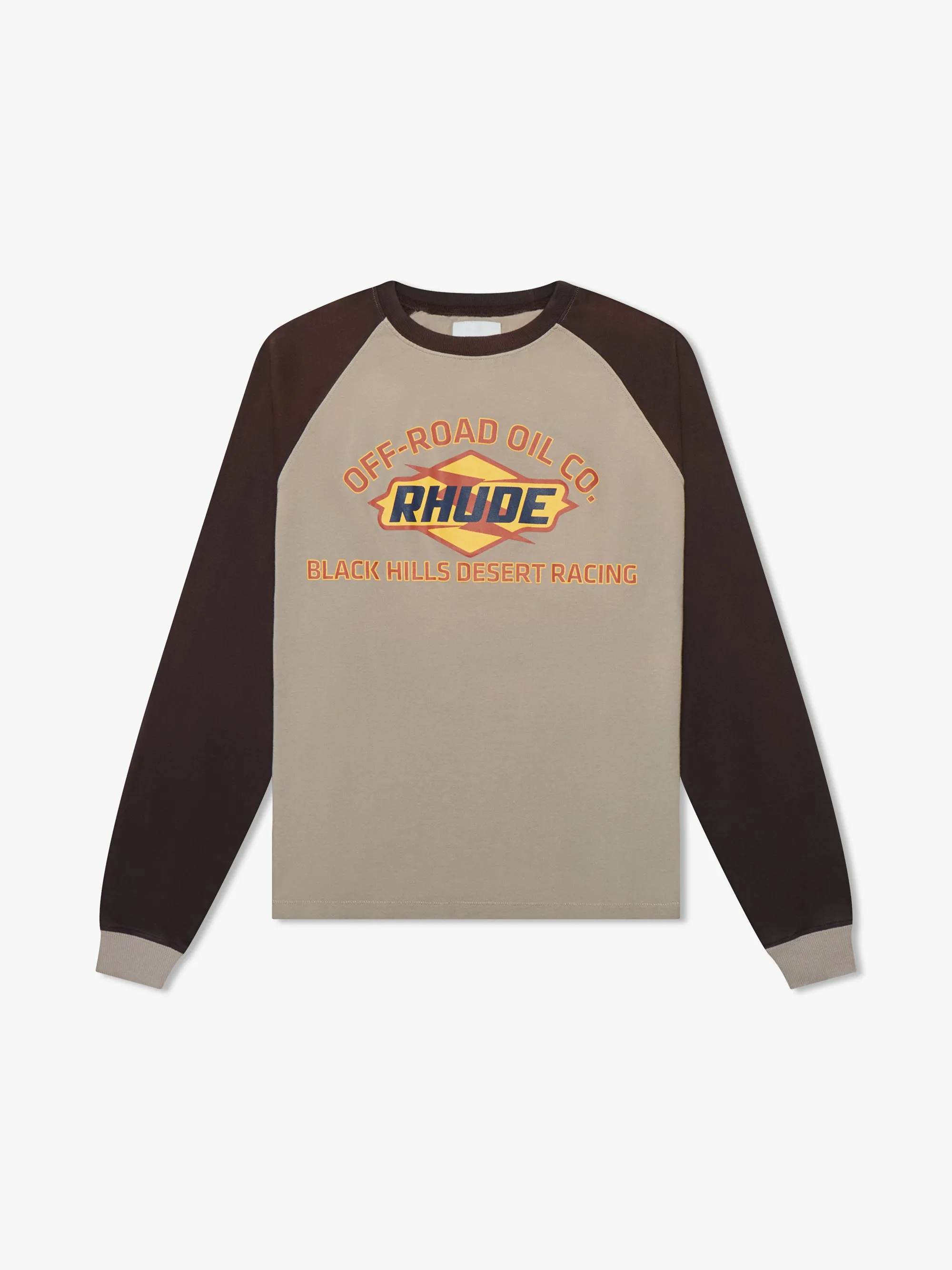 BLACK HILLS RAGLAN LS TEE sold by Rhude