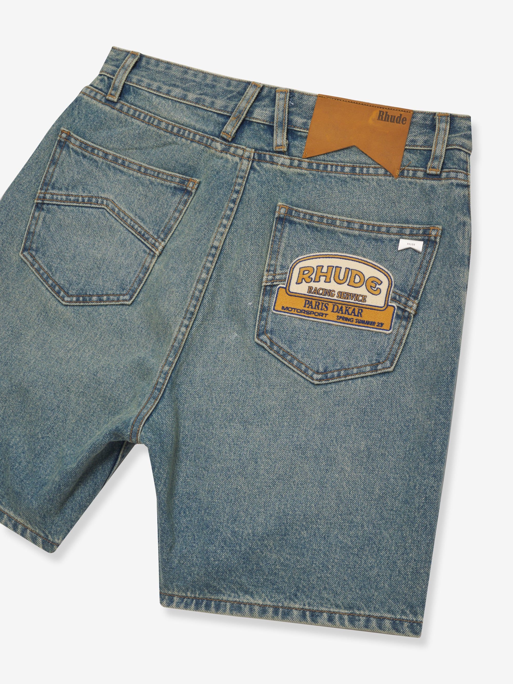CLASSIC DENIM SHORTS sold by Rhude product image thumbnail 3