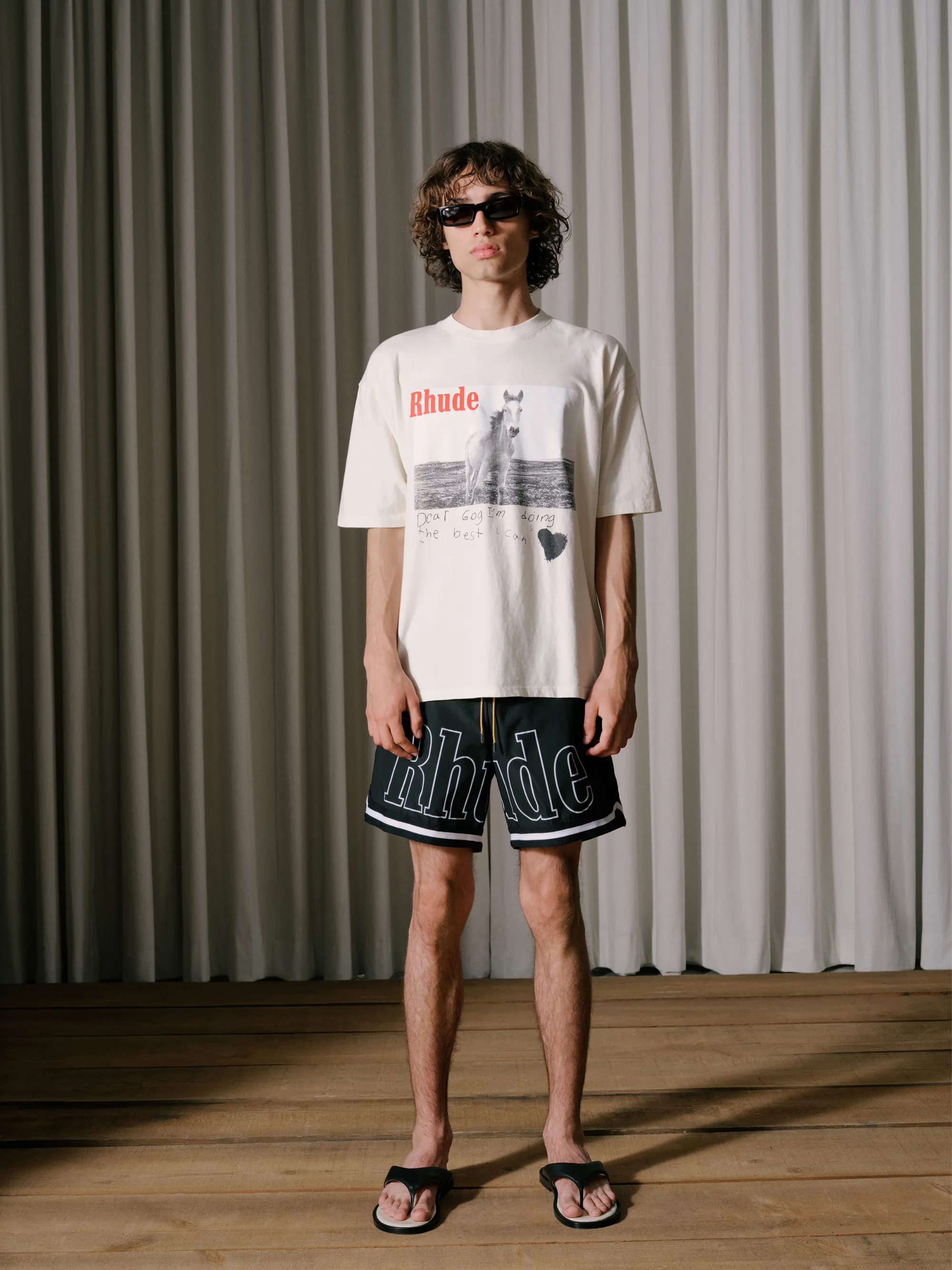 RHUDE BASKETBALL SWIM TRUNKS sold by Rhude product image thumbnail 2