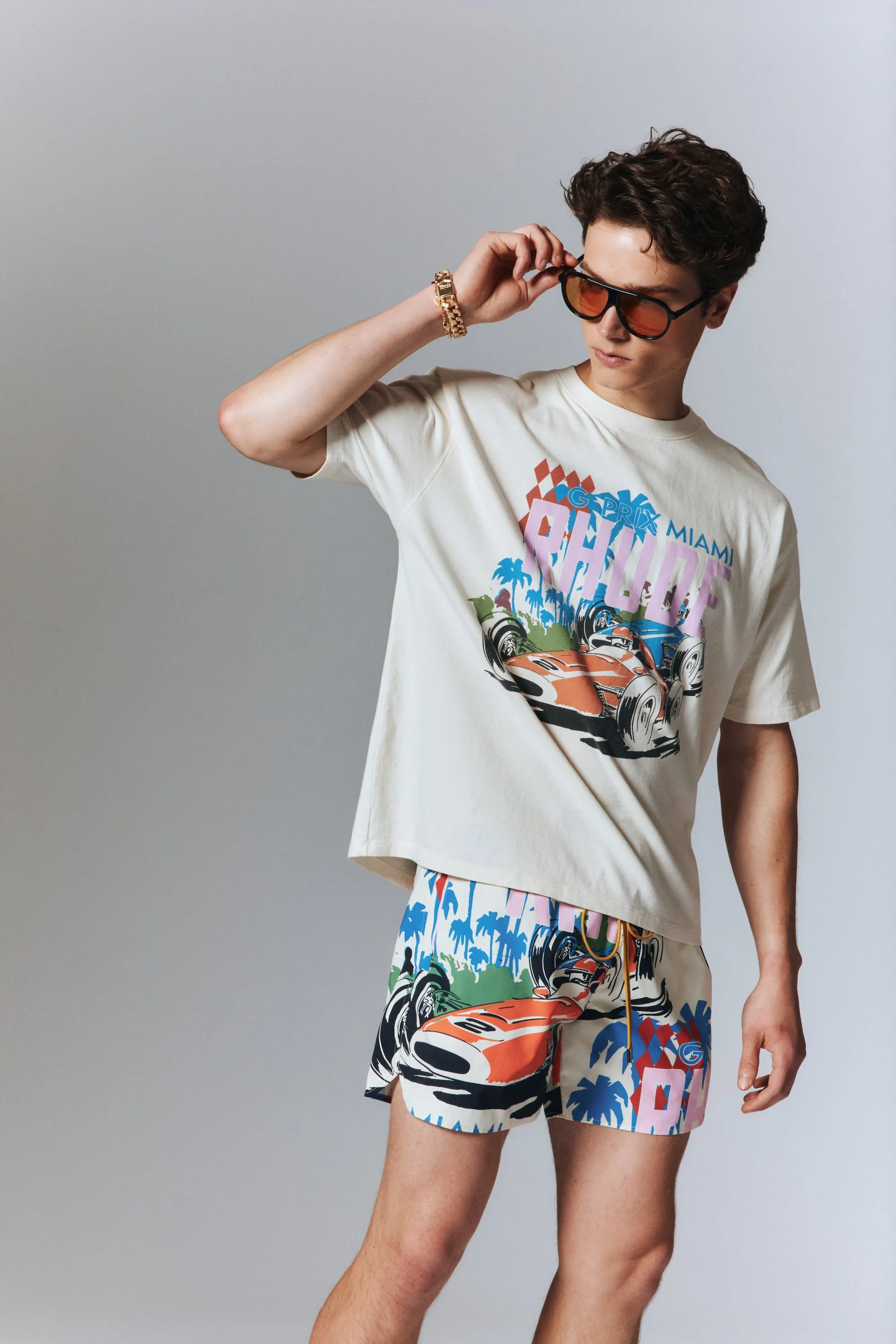 RHUDE GRAND PRIX SWIM TRUNKS sold by Rhude product image thumbnail 2