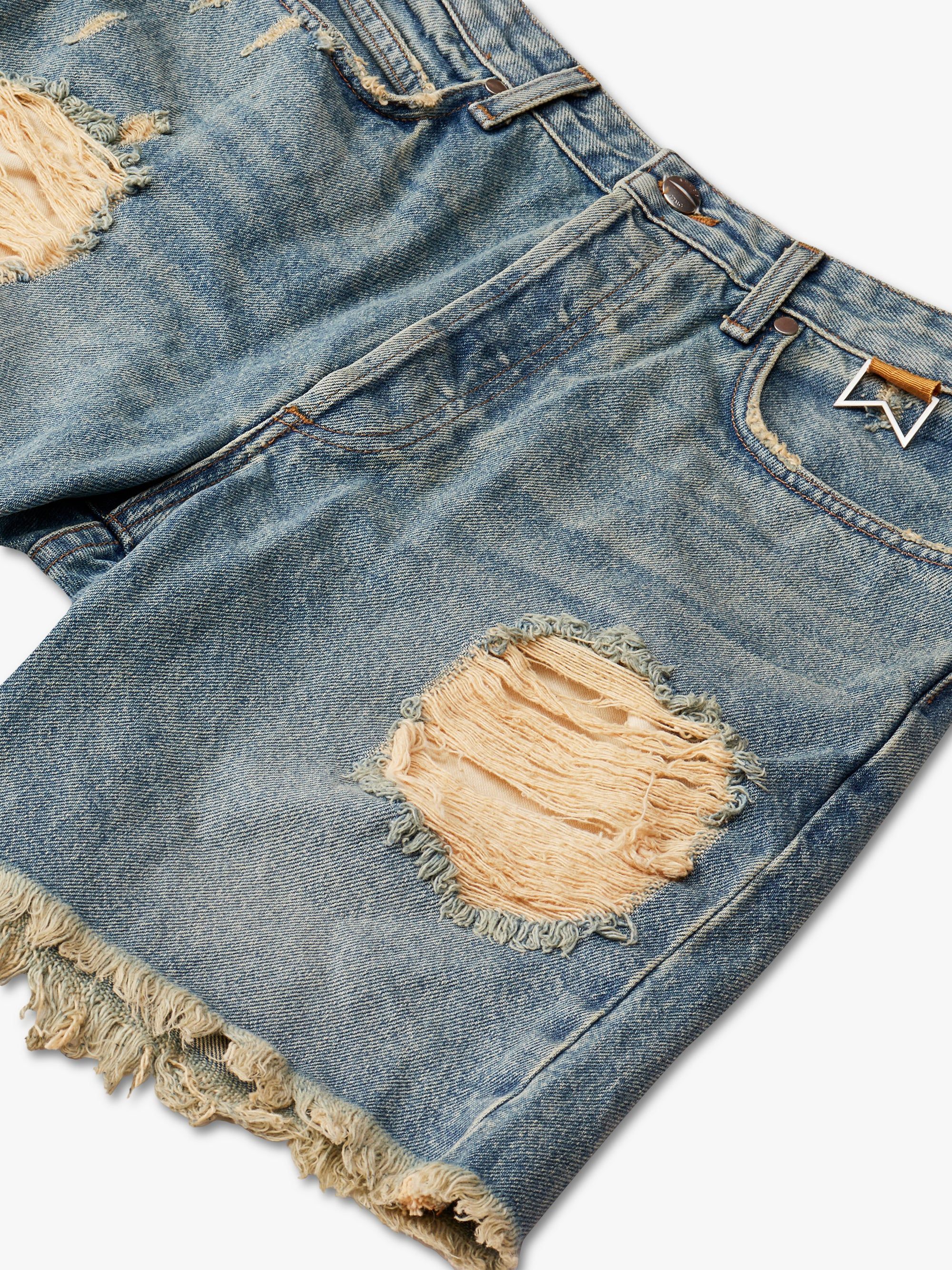 BEACH BUM DENIM SHORTS sold by Rhude product image thumbnail 3