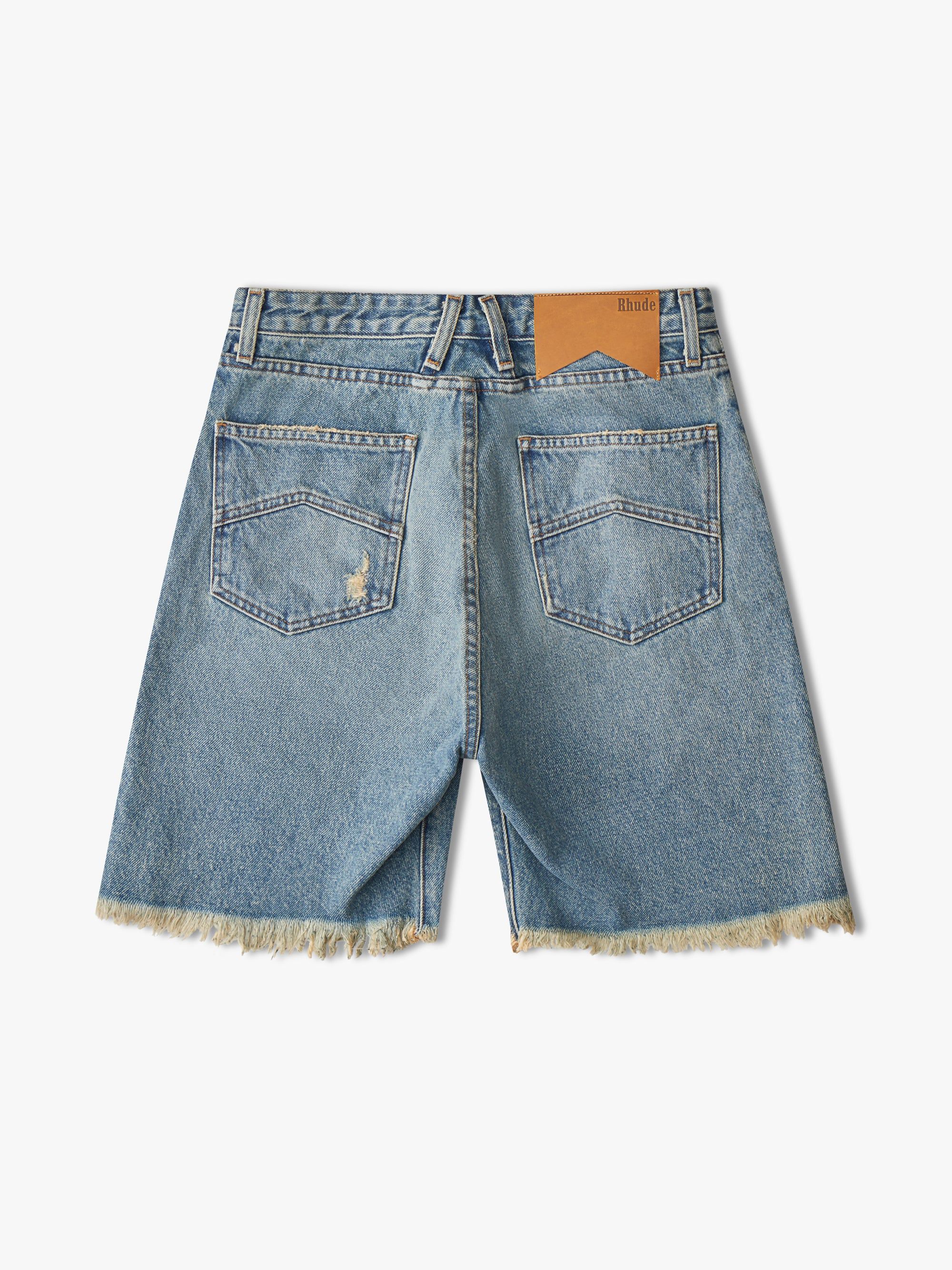 BEACH BUM DENIM SHORTS sold by Rhude product image thumbnail 2