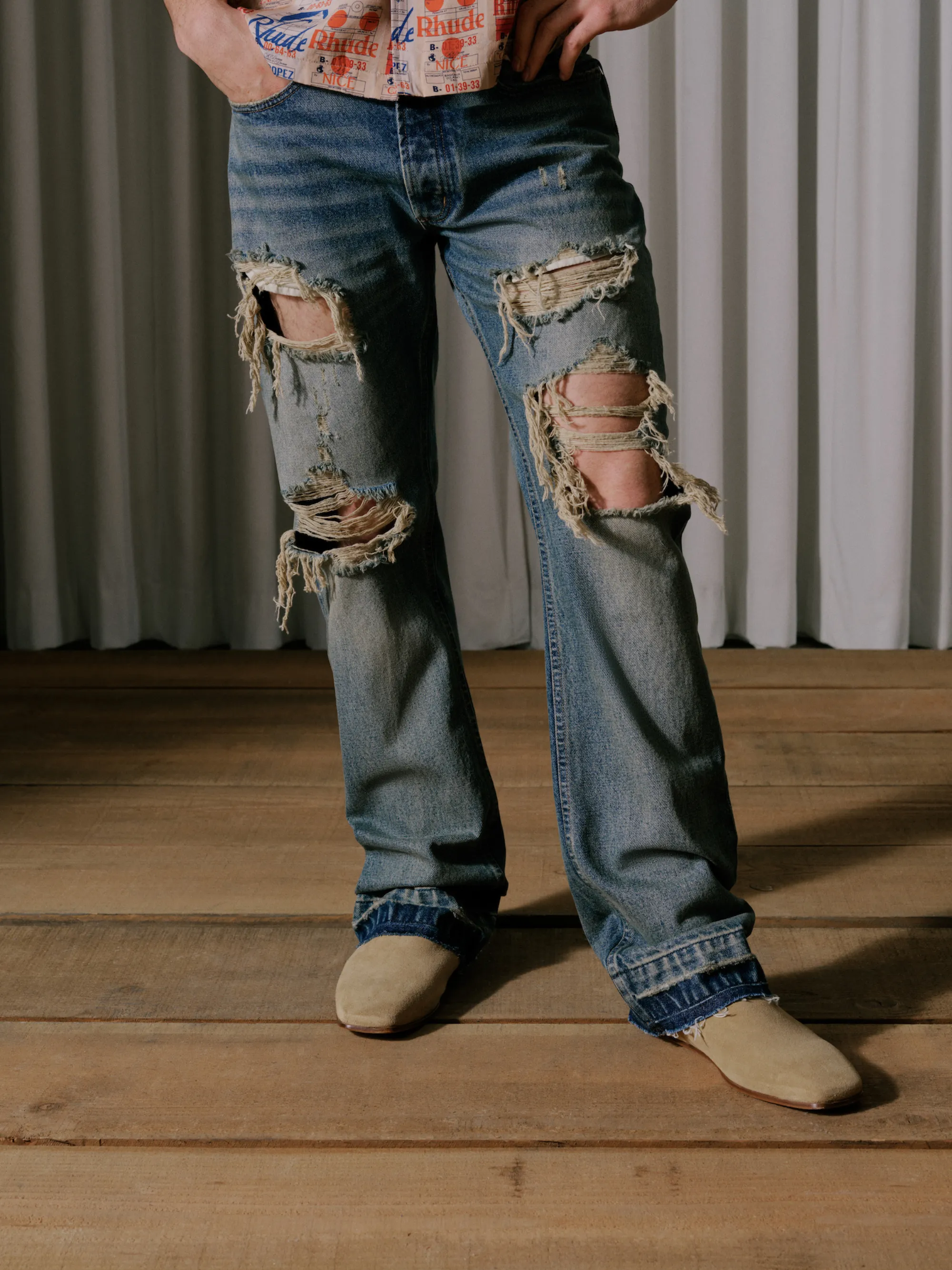 BEACH BUM DENIM sold by Rhude product image thumbnail 4