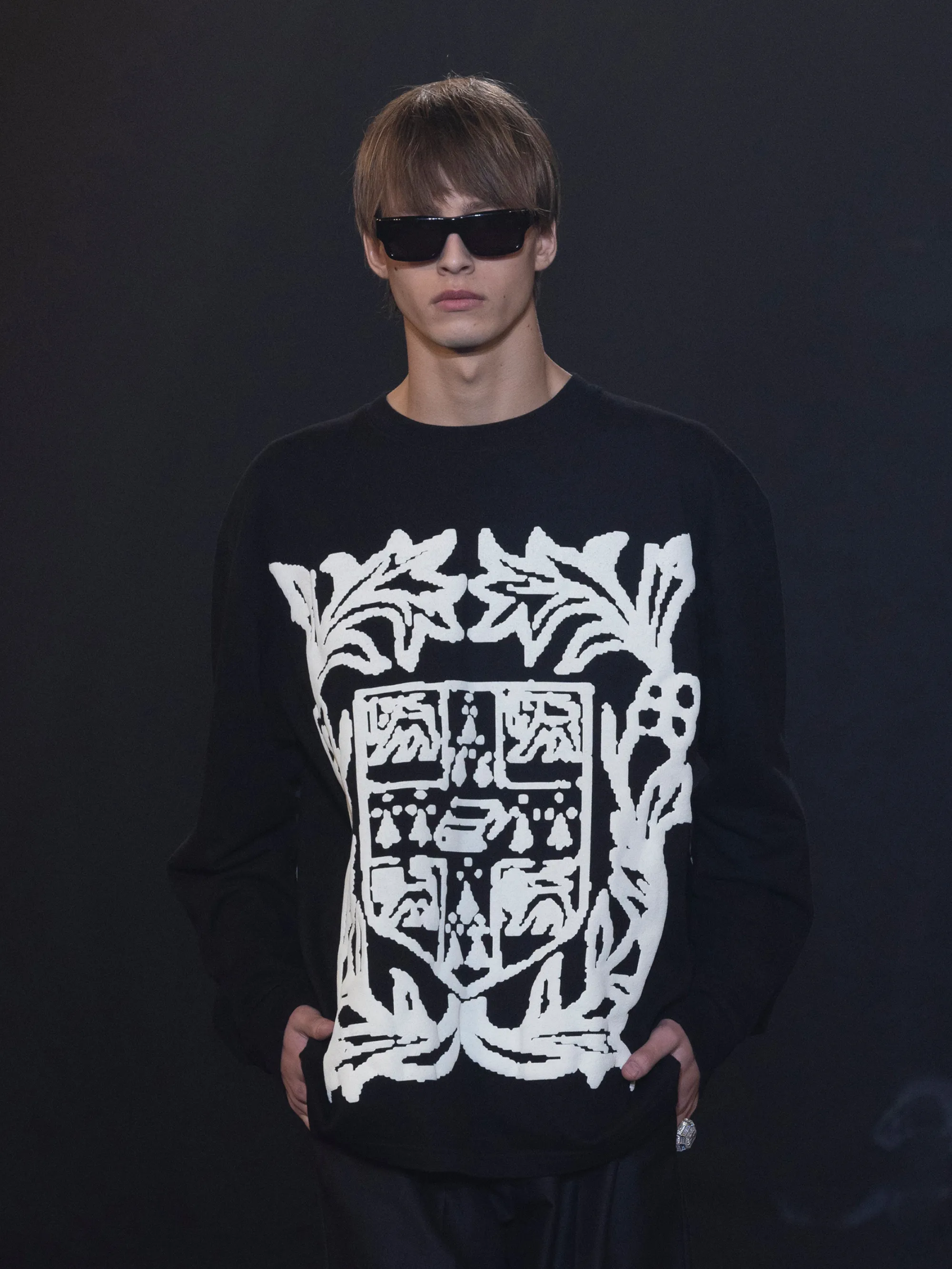 RHUDE VERITAS CREST LS TEE sold by Rhude product image thumbnail 2