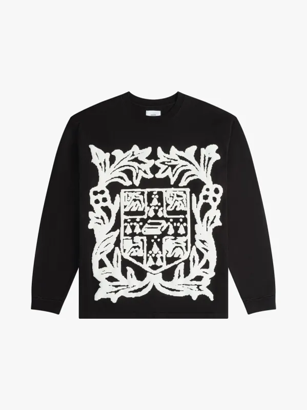 RHUDE VERITAS CREST LS TEE sold by Rhude