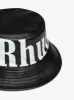 LOGO LEATHER BUCKET HAT sold by Rhude