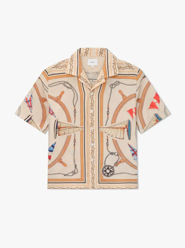 RHUDE NAUTICAL SILK SHIRT sold by Rhude