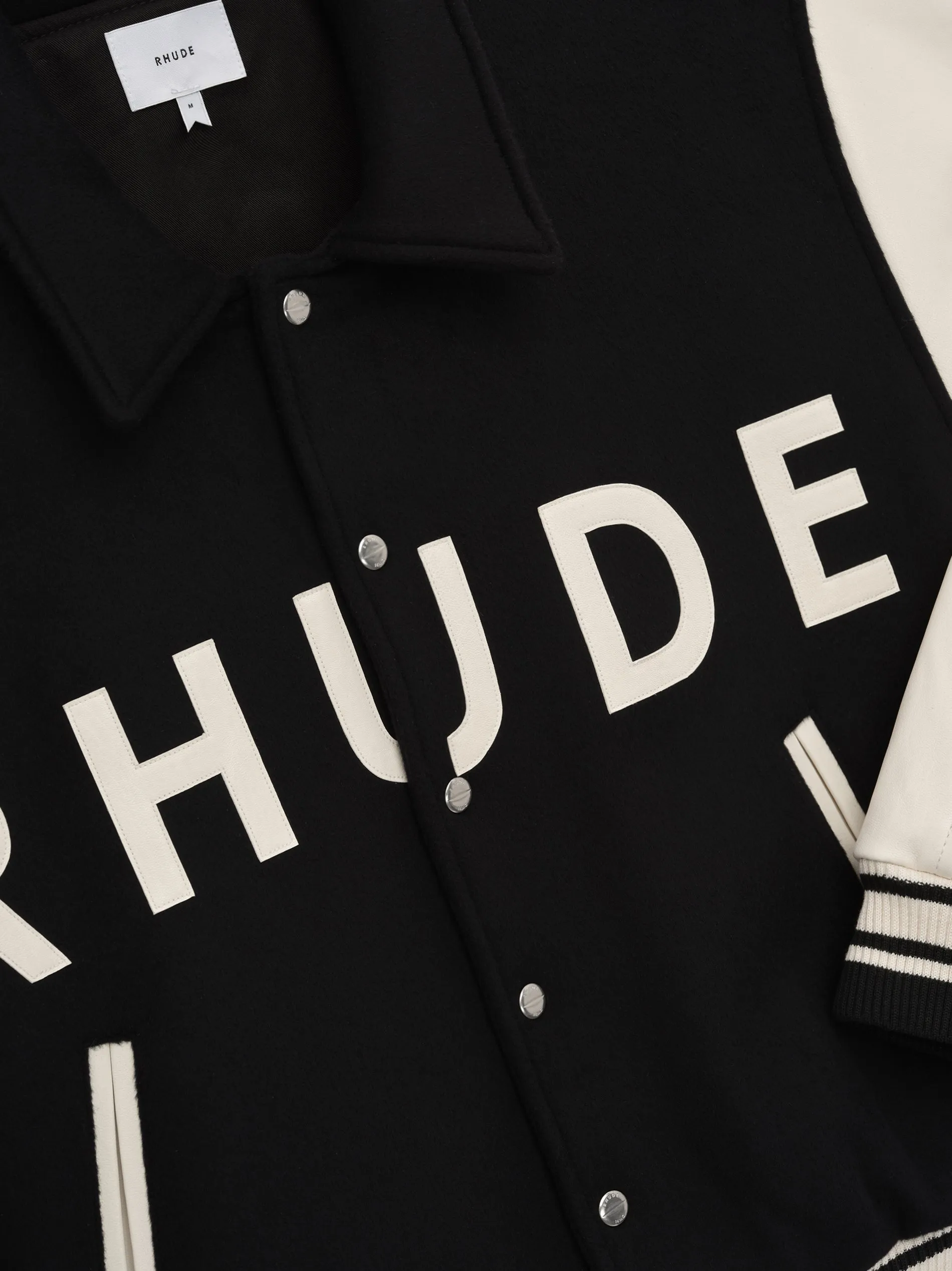 RHUDE COLLEGIATE VARSITY JACKET sold by Rhude product image thumbnail 4
