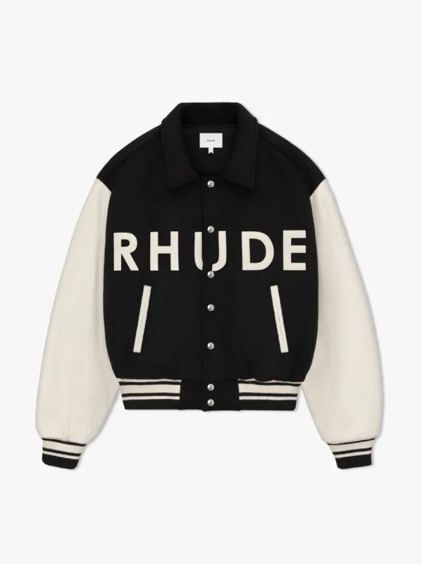 RHUDE COLLEGIATE VARSITY JACKET made by Rhude