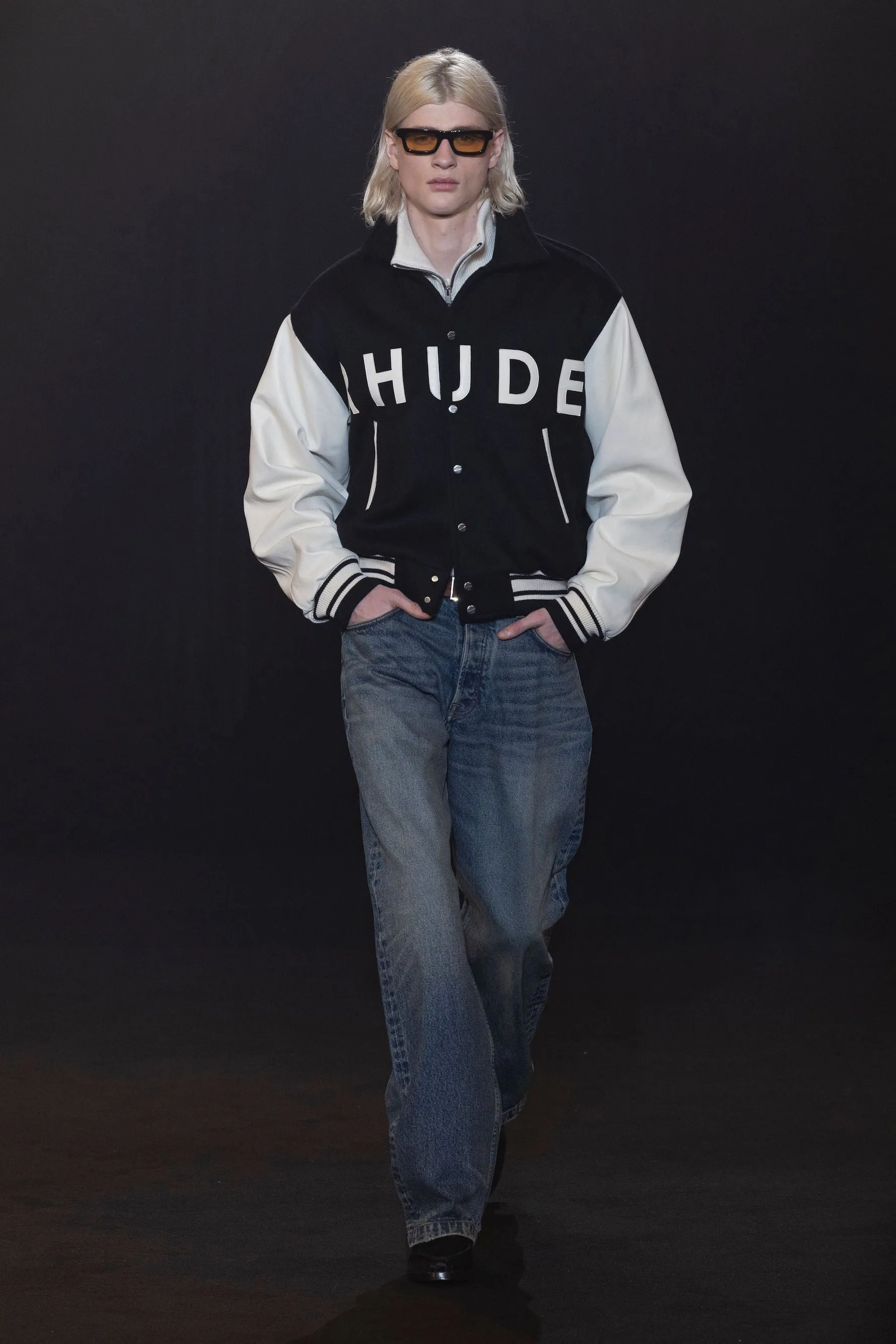 RHUDE COLLEGIATE VARSITY JACKET sold by Rhude product image thumbnail 5