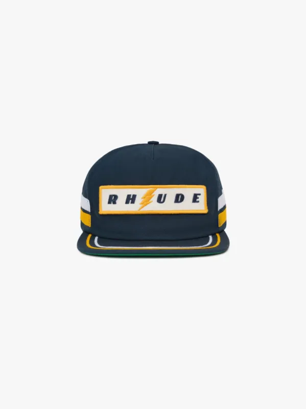 RHUDE LIGHTNING PANEL HAT sold by Rhude