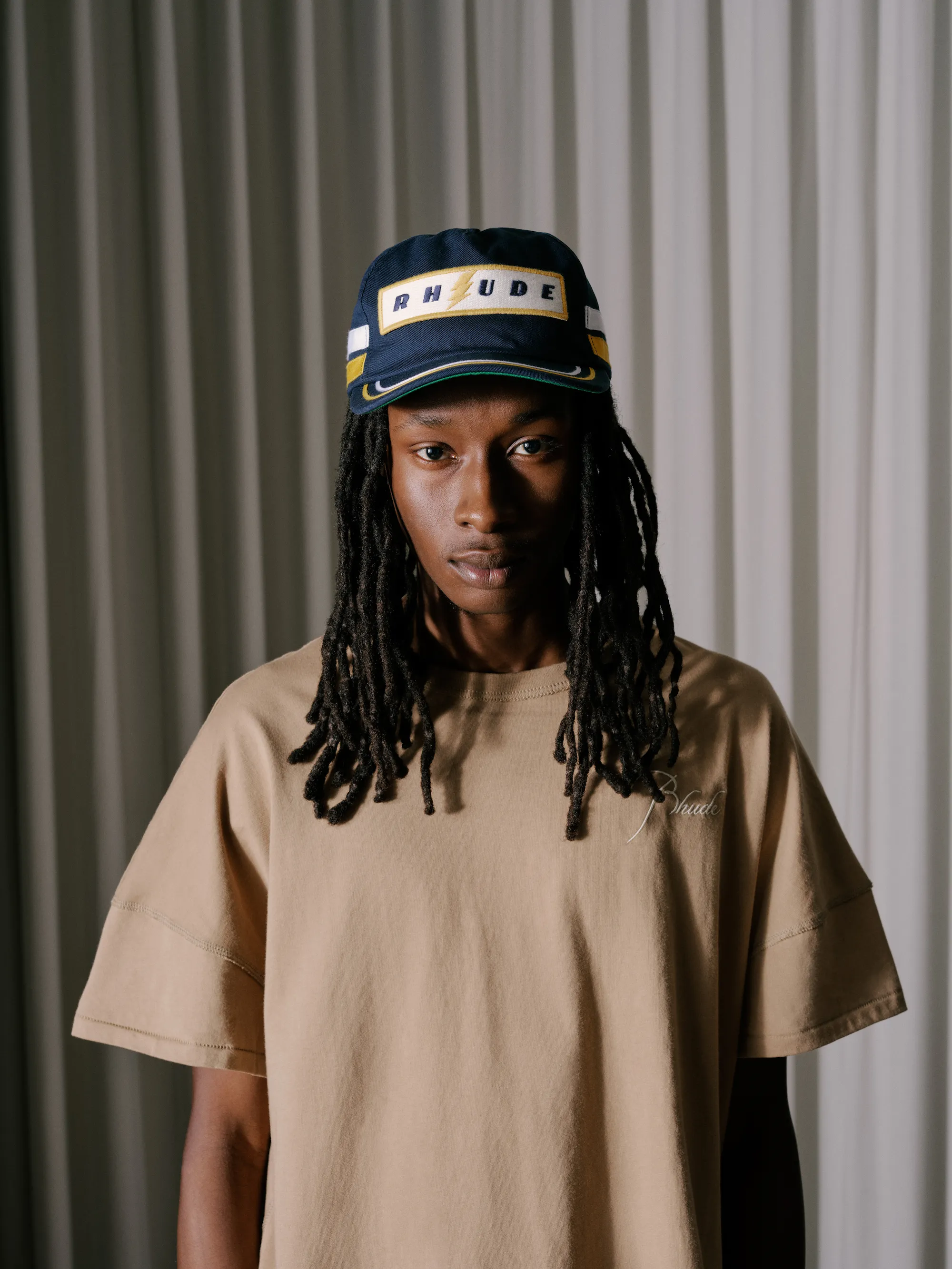 RHUDE LIGHTNING PANEL HAT sold by Rhude product image thumbnail 2