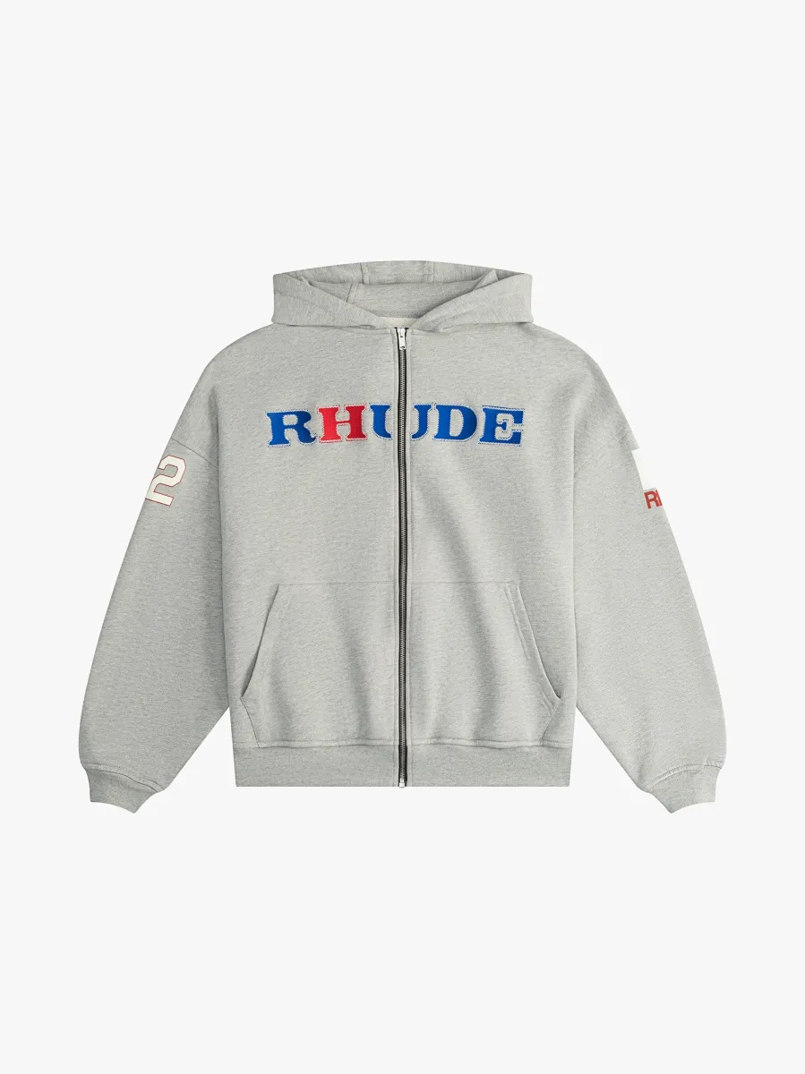 RHUDE RACING ZIP-UP HOODIE | Parallel