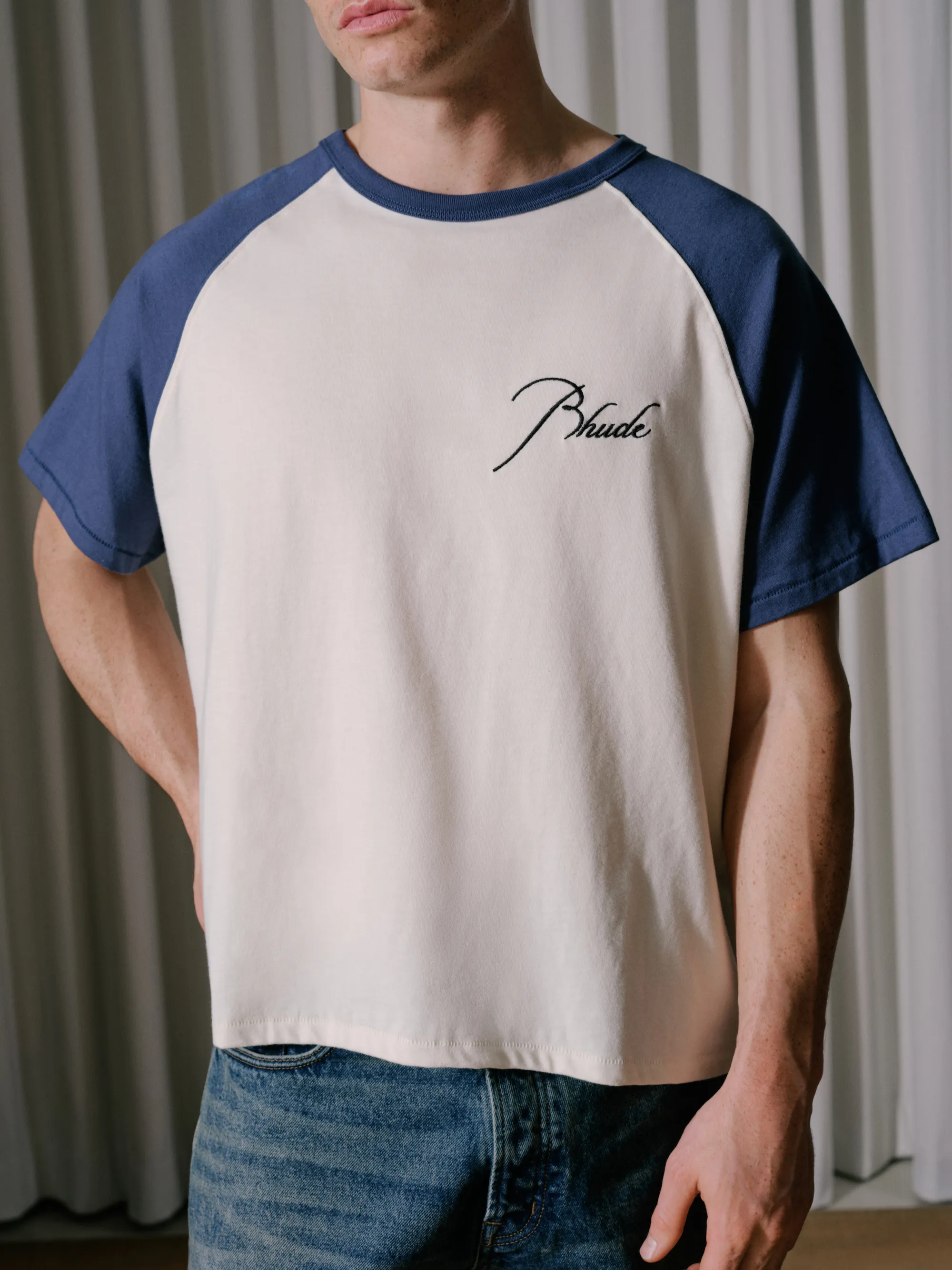 RAGLAN LOGO TEE sold by Rhude product image thumbnail 3