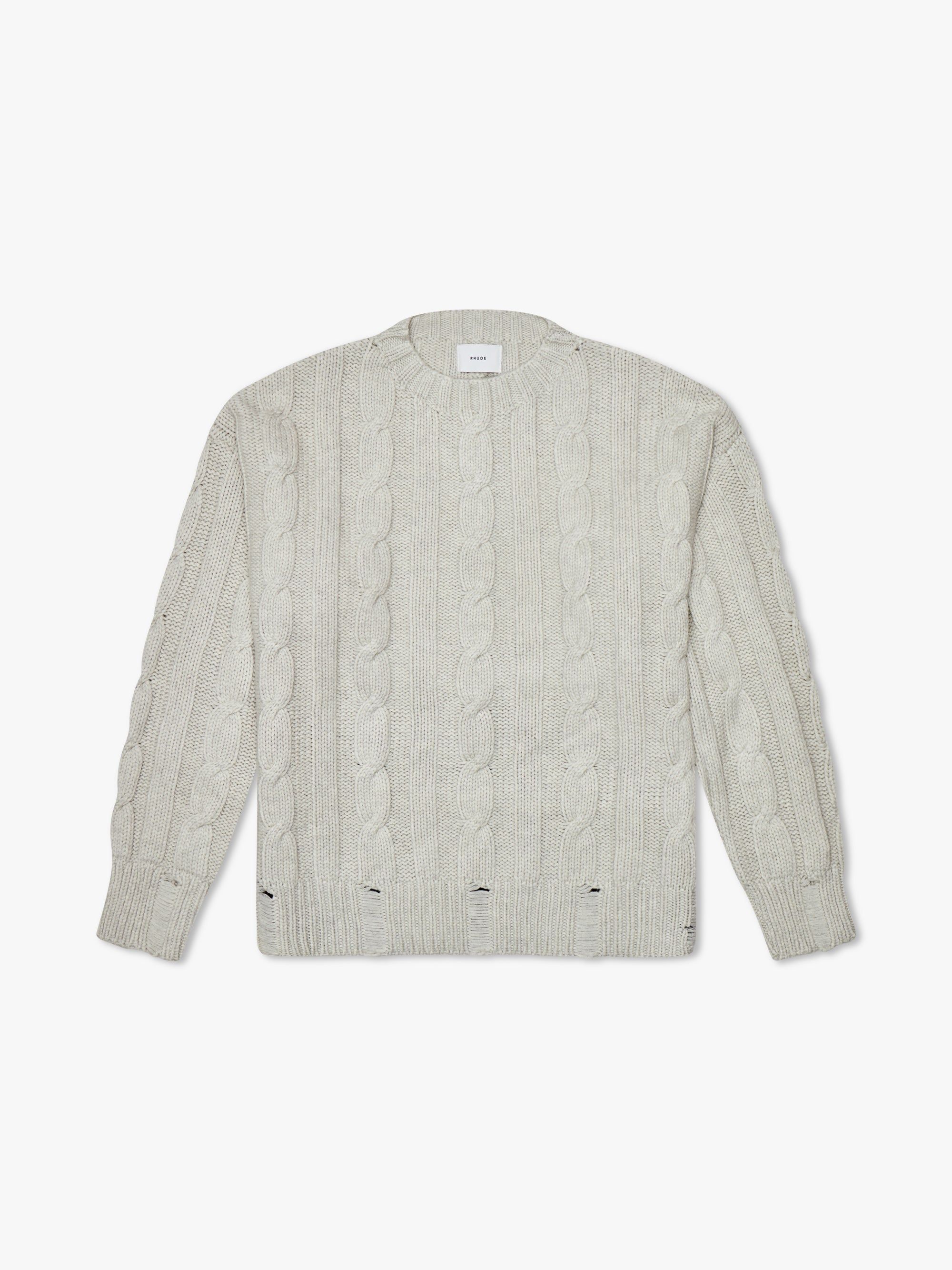 CABLE KNIT CREWNECK sold by Rhude