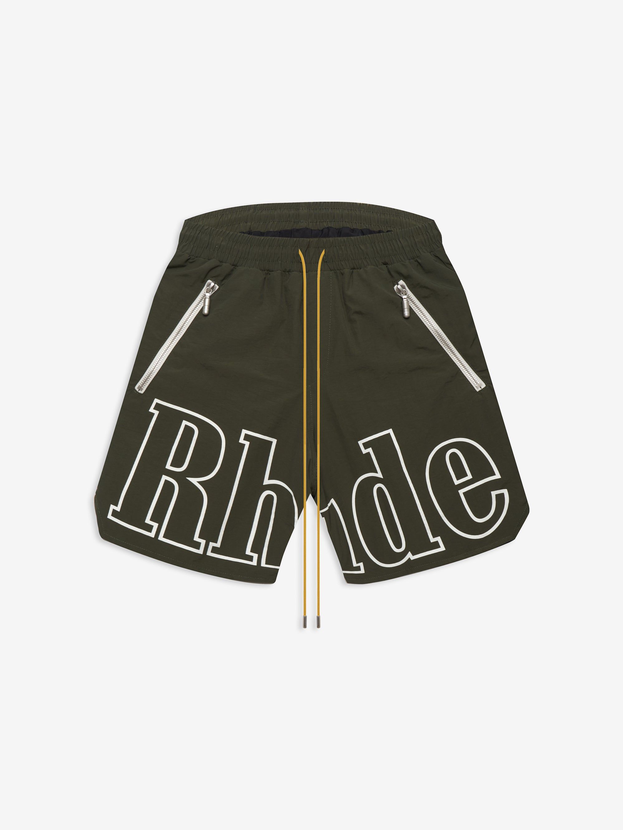 RH LOGO SHORTS sold by Rhude