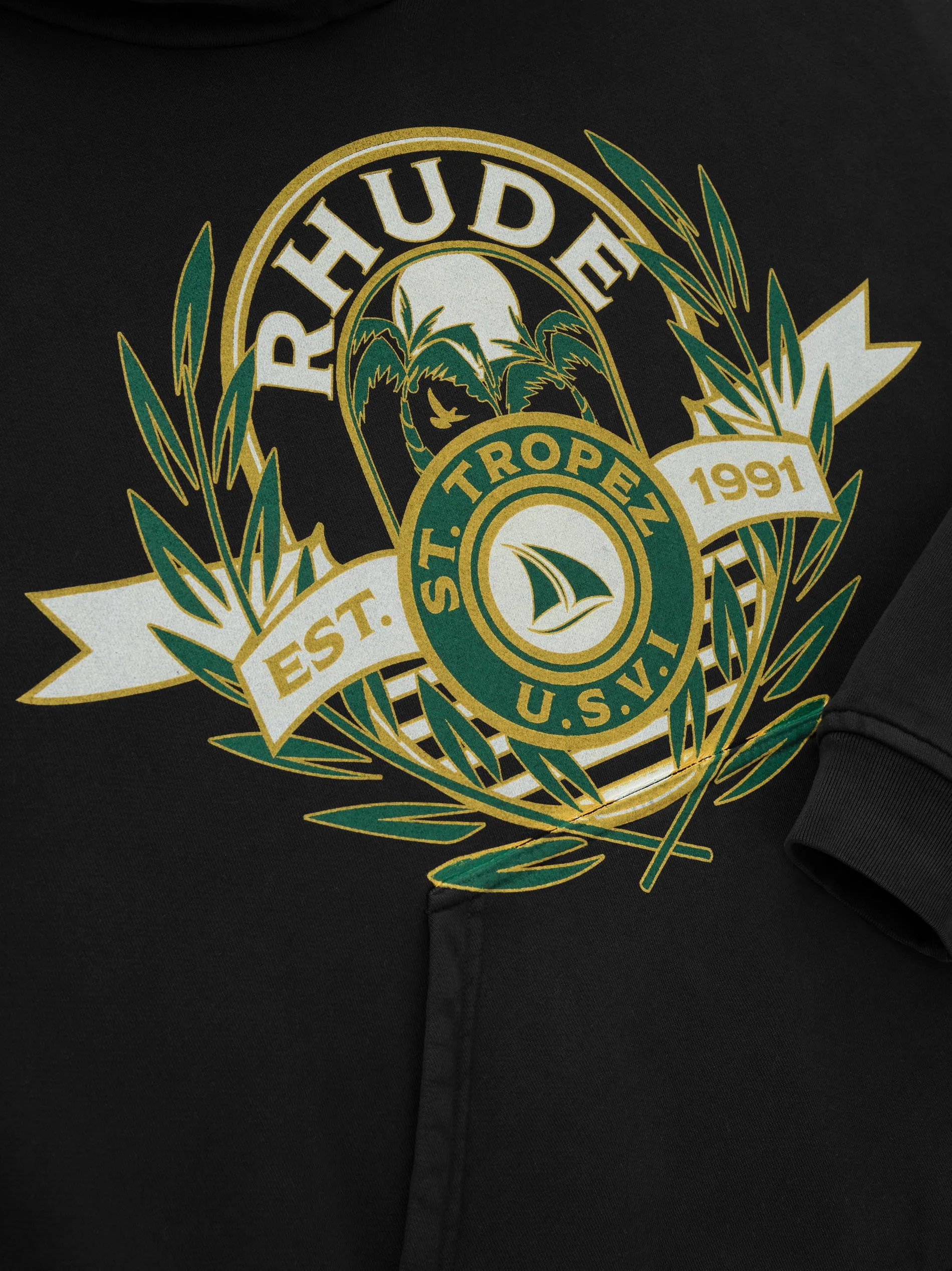 ST.TROPEZ YACHT CREST HOODIE sold by Rhude product image thumbnail 5