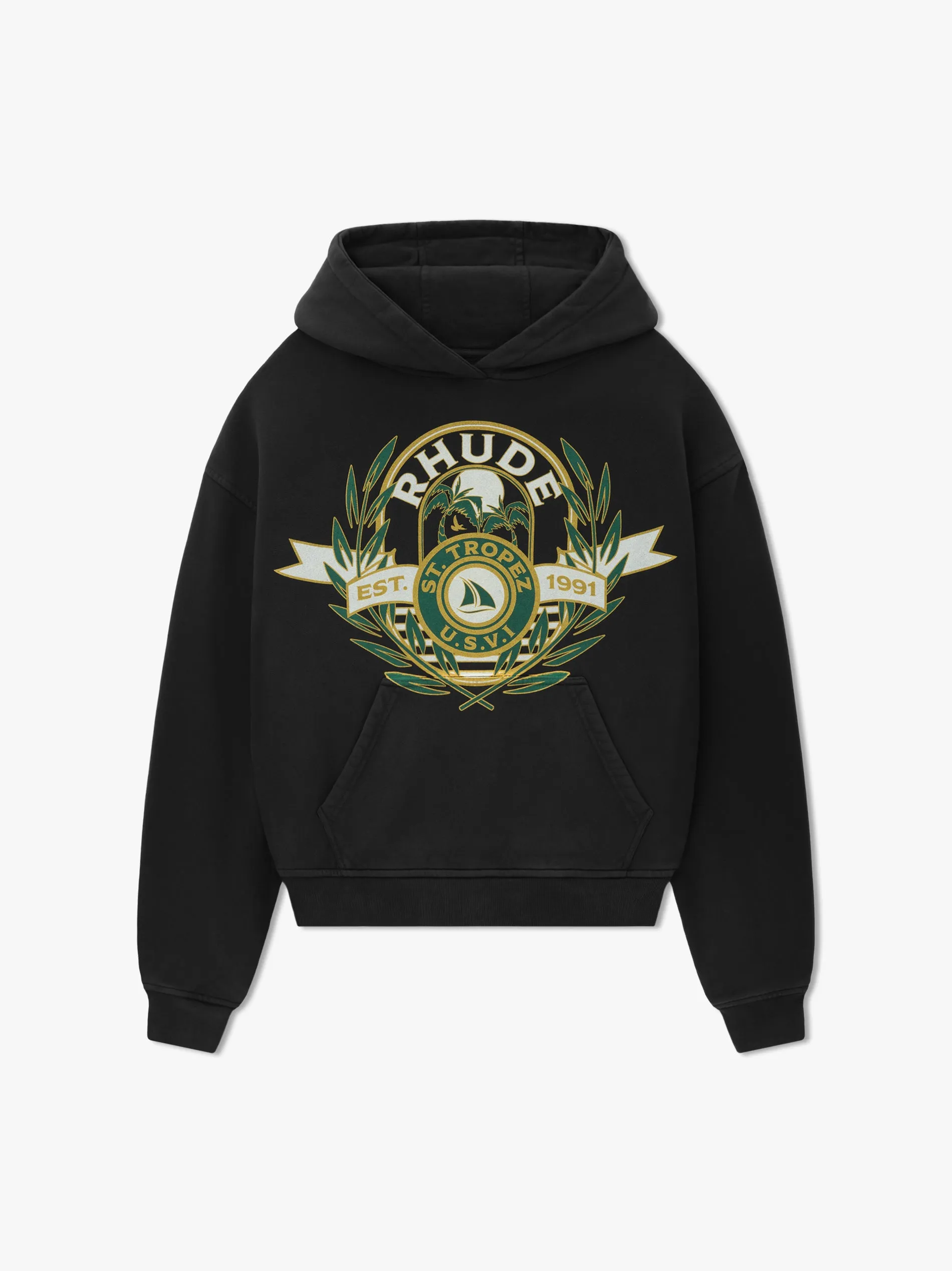 ST.TROPEZ YACHT CREST HOODIE sold by Rhude