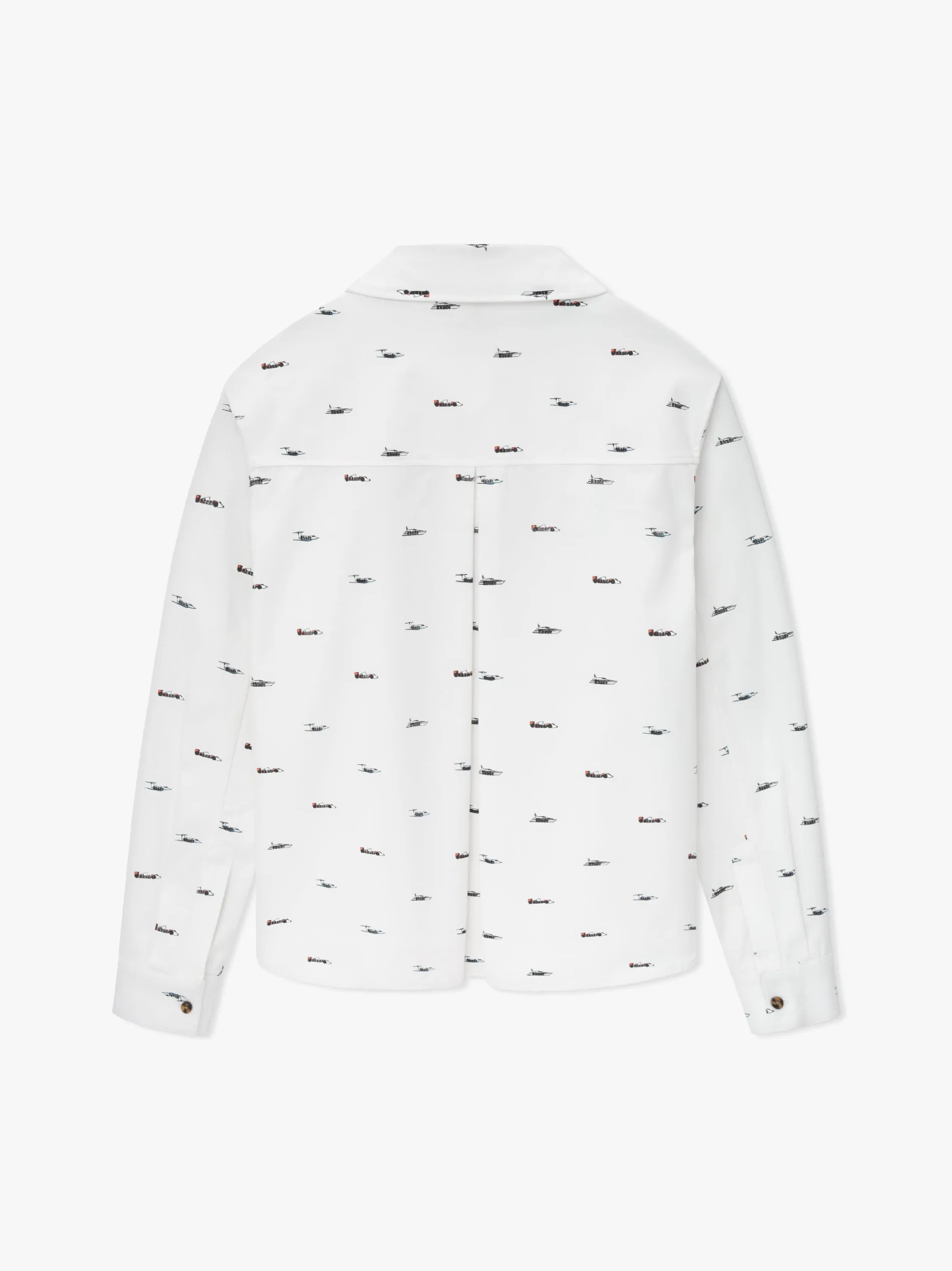 RHUDE CRUISE PATTERN DENIM OVERSHIRT sold by Rhude product image thumbnail 2
