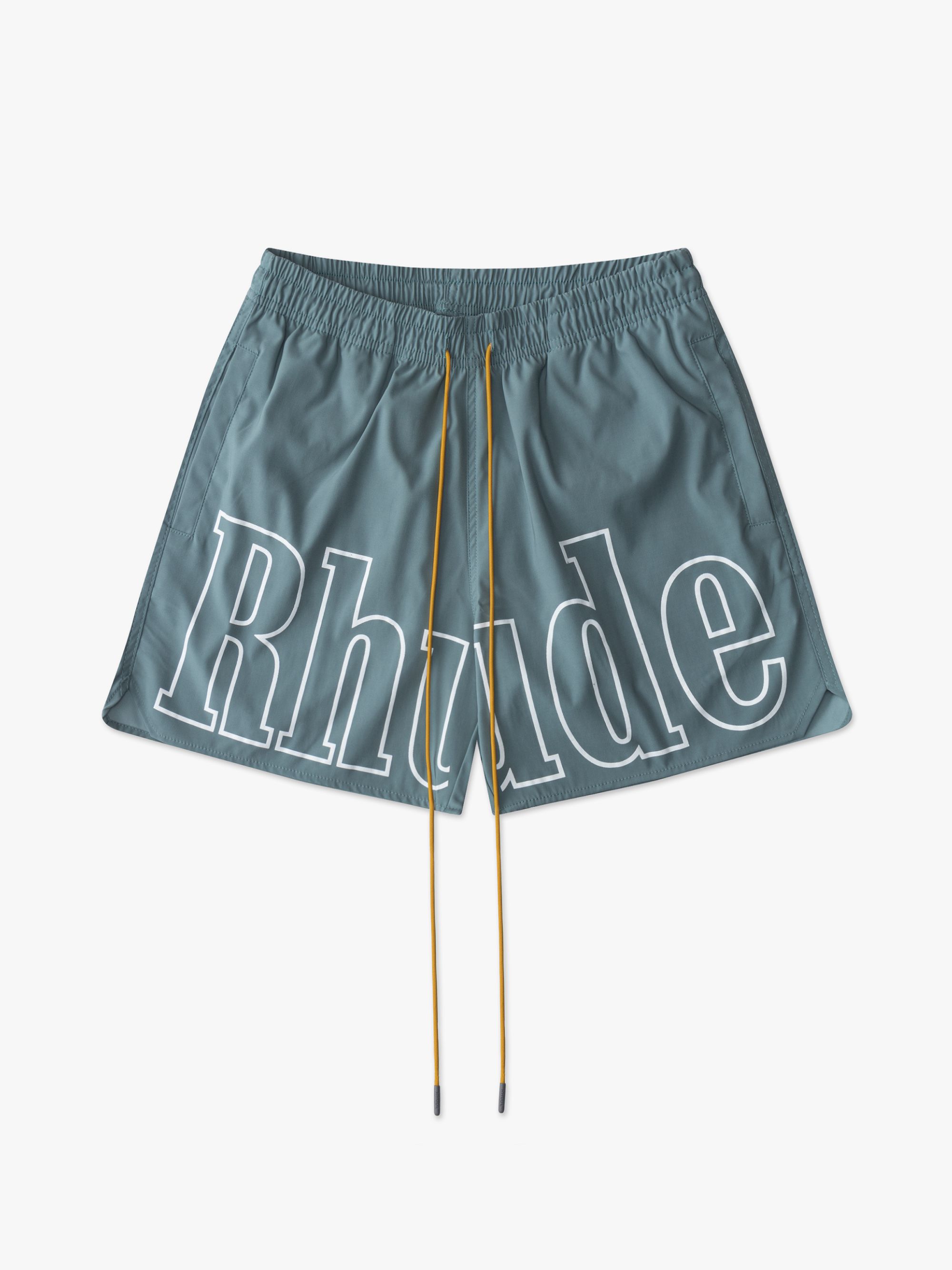 RHUDE LOGO SWIM TRUNKS sold by Rhude