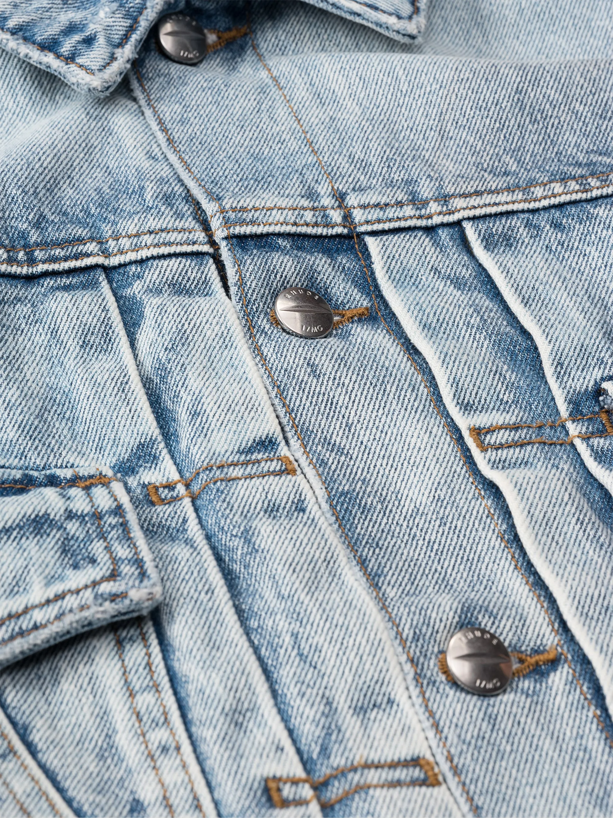 RHUDE DENIM TRUCKER JACKET sold by Rhude product image thumbnail 4