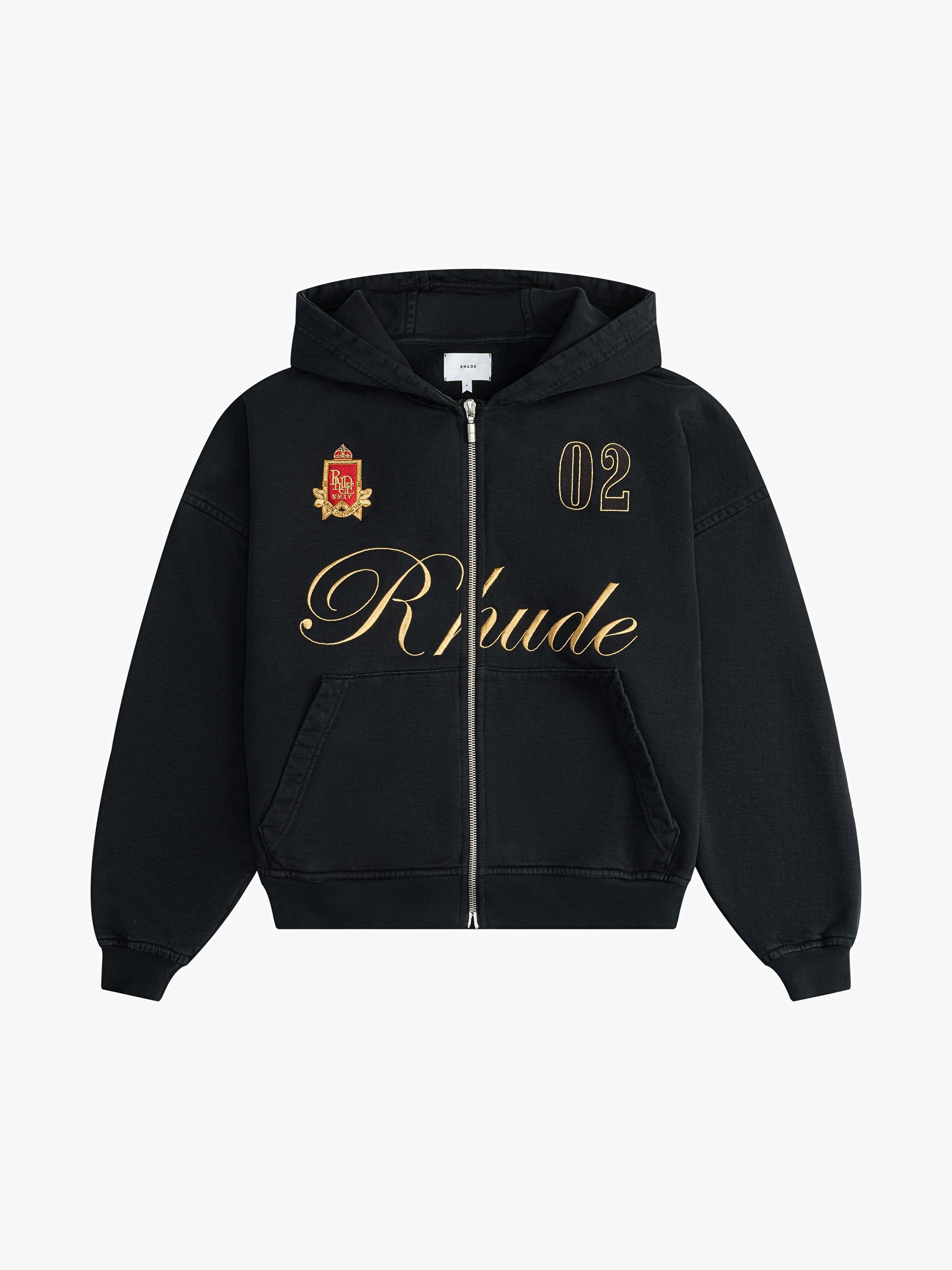 GSTAAD RHUDE ZIP UP HOODIE sold by Rhude