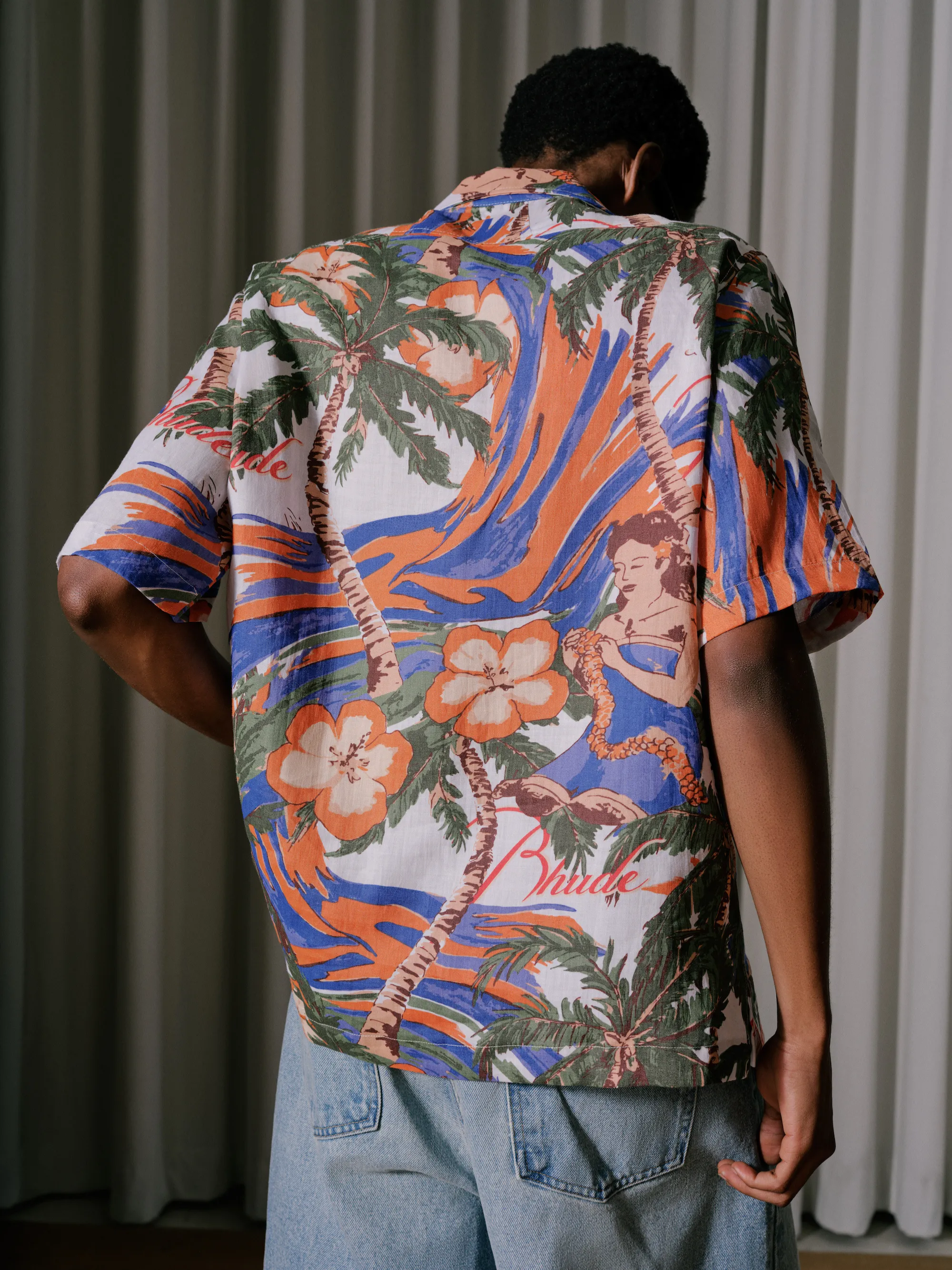 LE FLEUR LINEN SHIRT sold by Rhude product image thumbnail 4