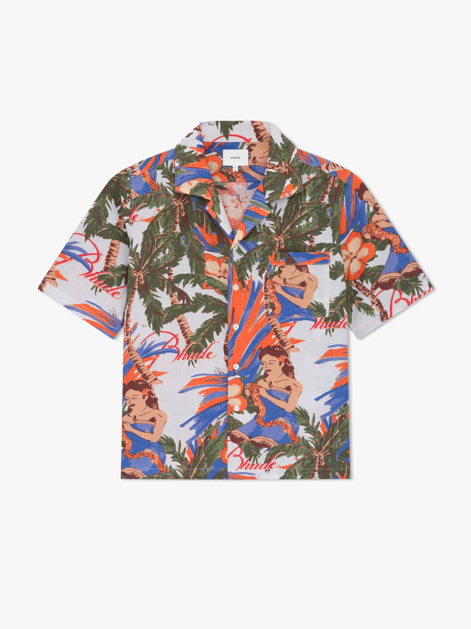 LE FLEUR LINEN SHIRT sold by Rhude