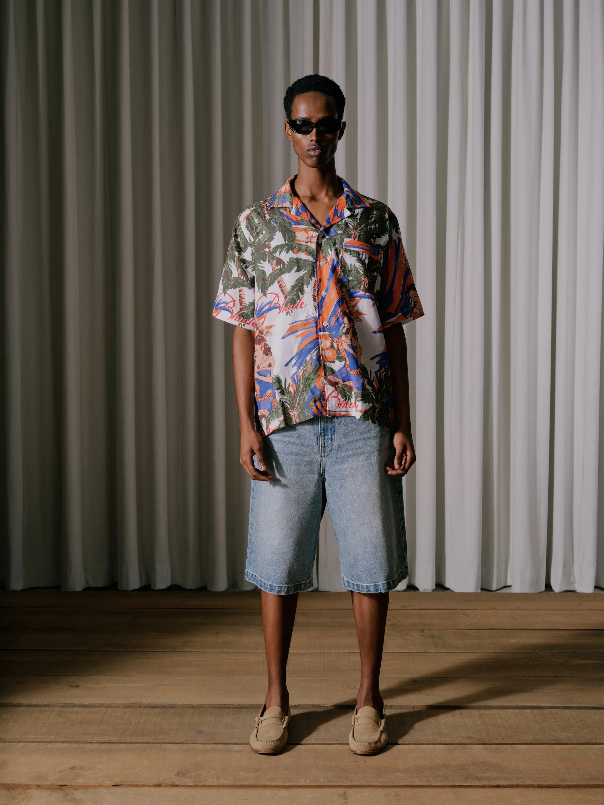 LE FLEUR LINEN SHIRT sold by Rhude product image thumbnail 2