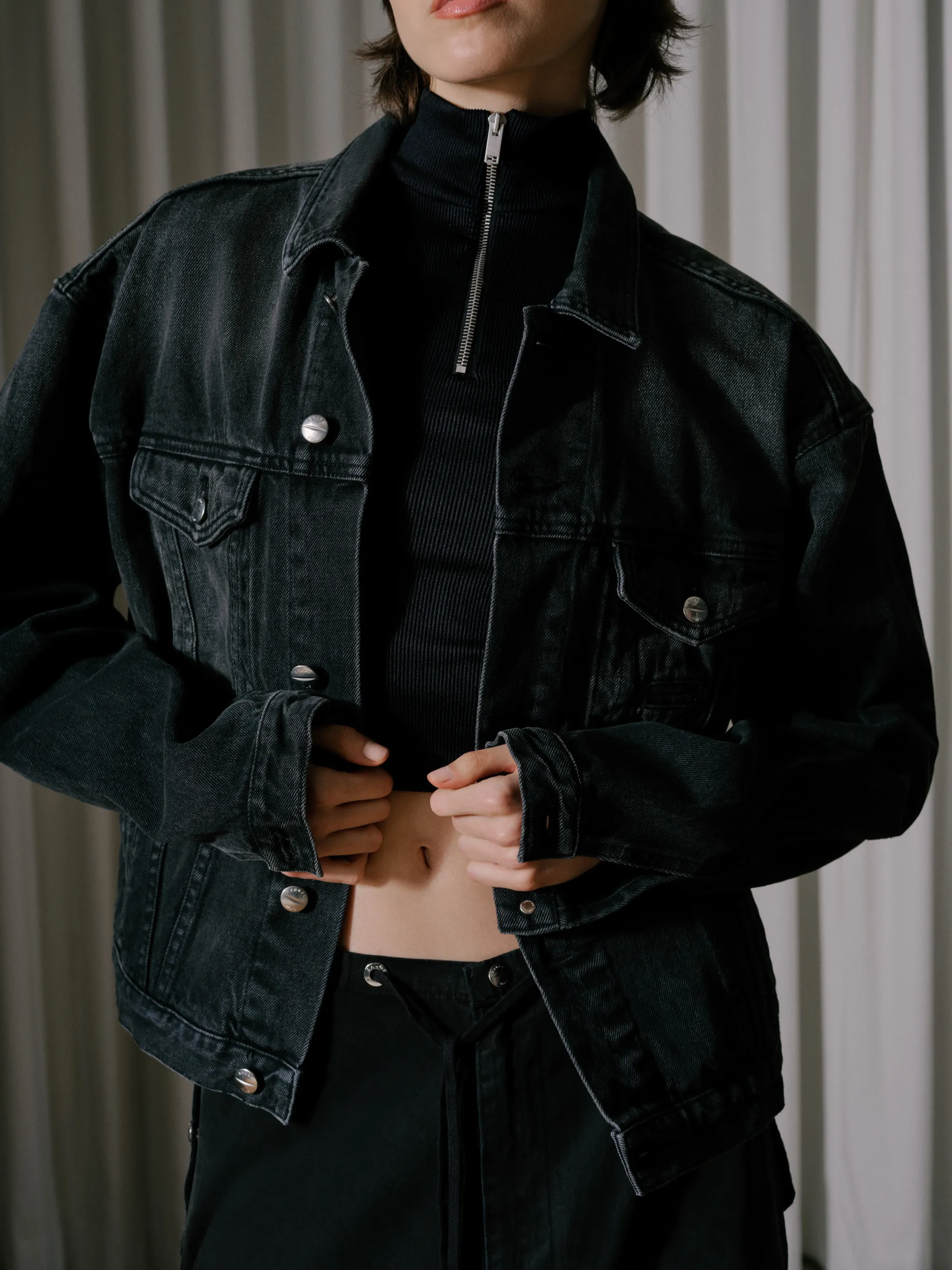 OVERSIZED DENIM TRUCKER JACKET sold by Rhude product image thumbnail 4
