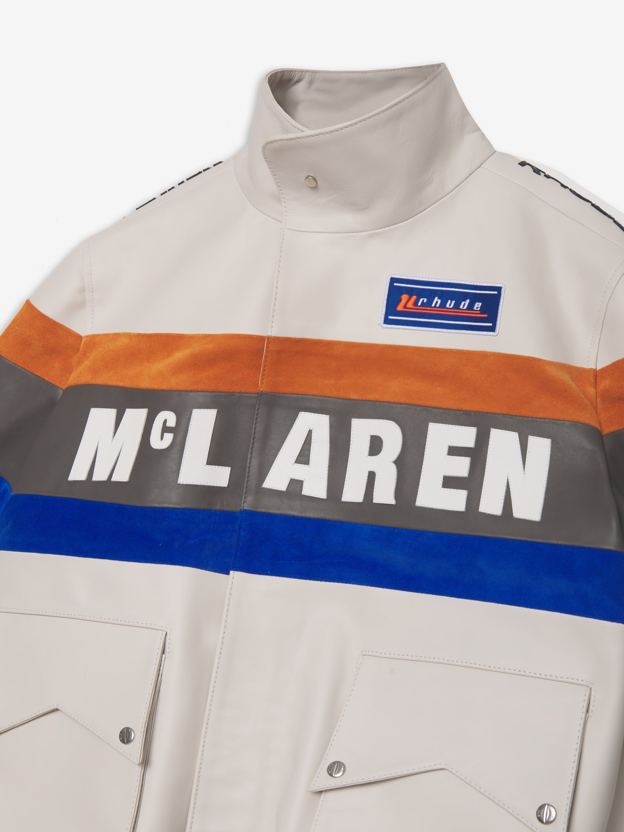 LEATHER RHACING JACKET sold by Rhude product image thumbnail 2