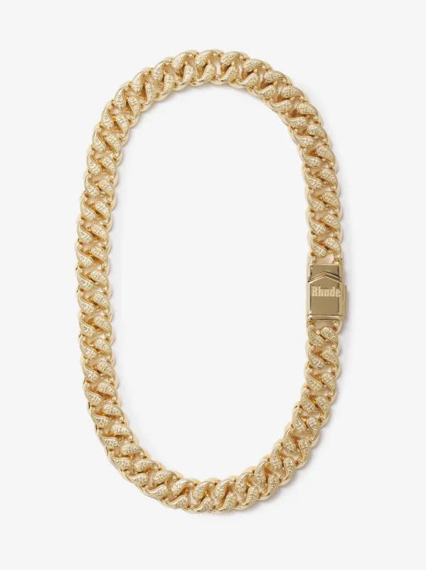 PAISLEY CUBAN LINK NECKLACE made by Rhude