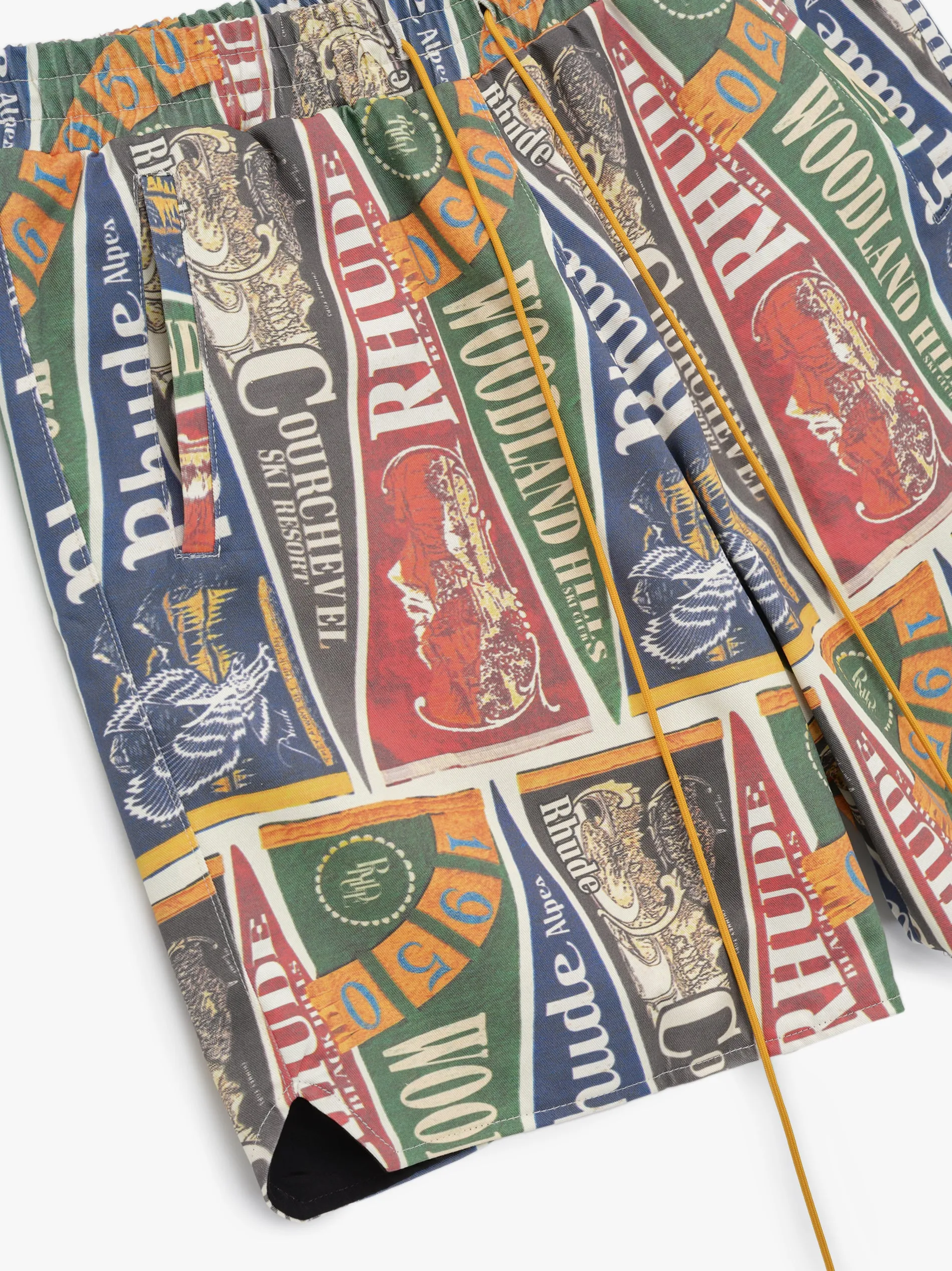 COLLEGIATE FLAG TWILL SHORT sold by Rhude product image thumbnail 3