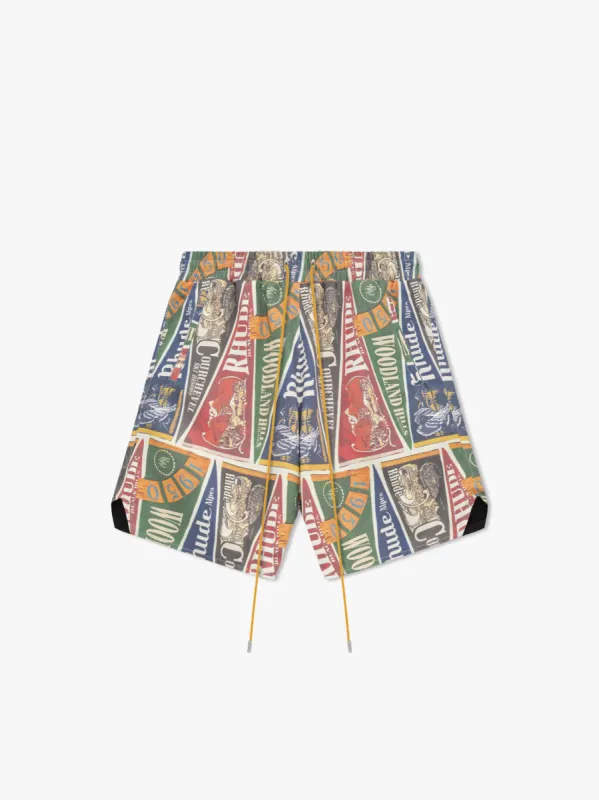 COLLEGIATE FLAG TWILL SHORT sold by Rhude