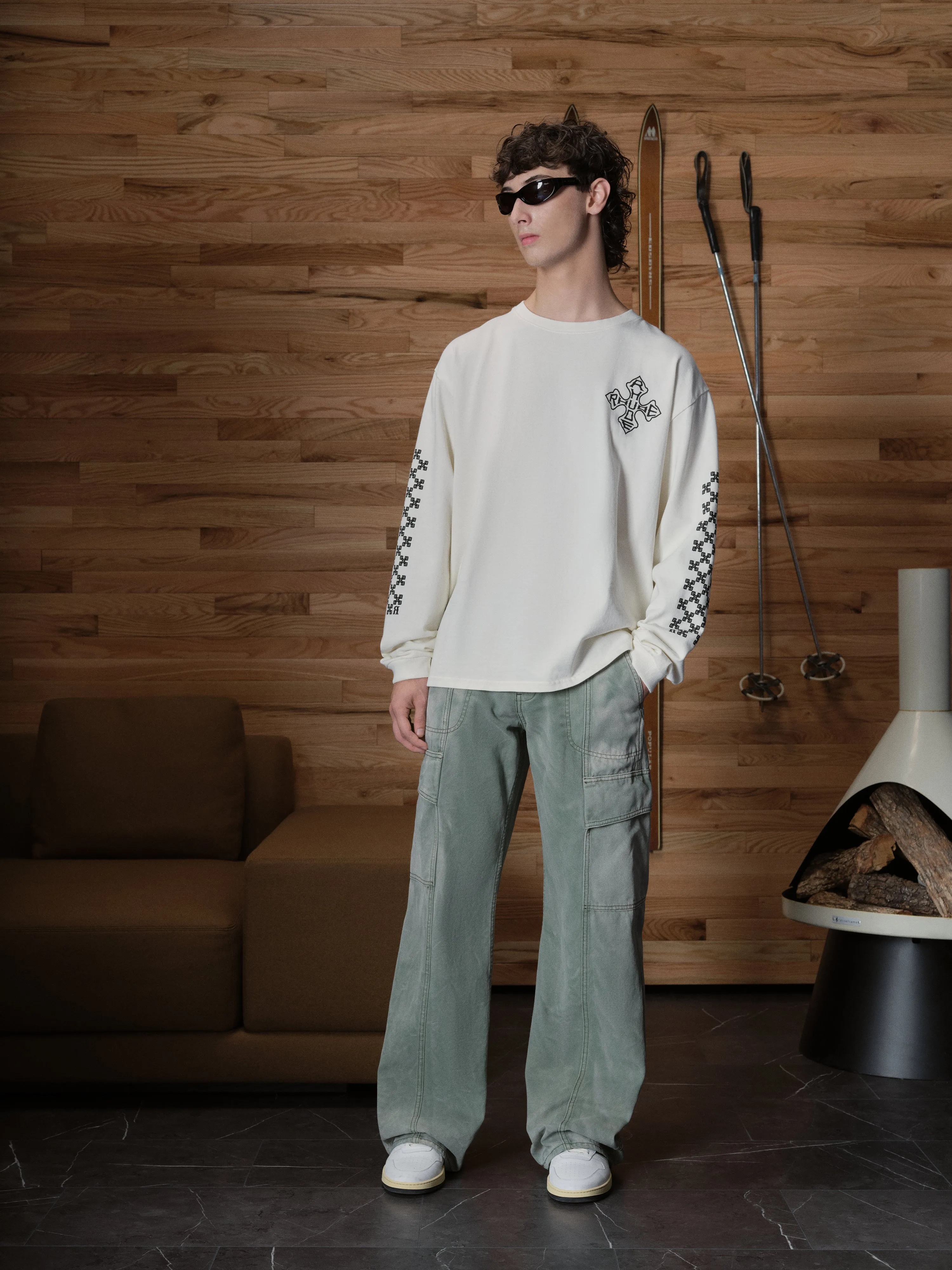 CROSS LS TEE sold by Rhude product image thumbnail 2