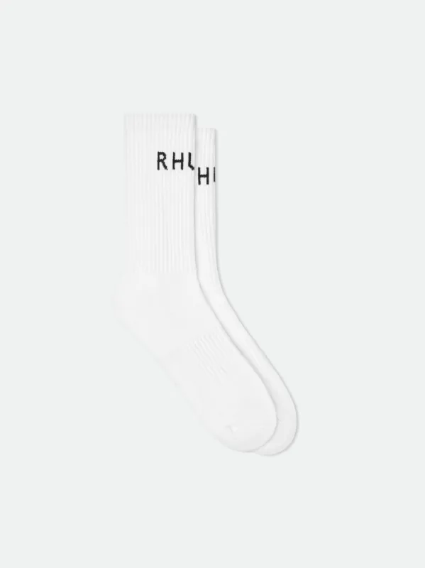 RHUDE CLASSIC LOGO SOCK sold by Rhude