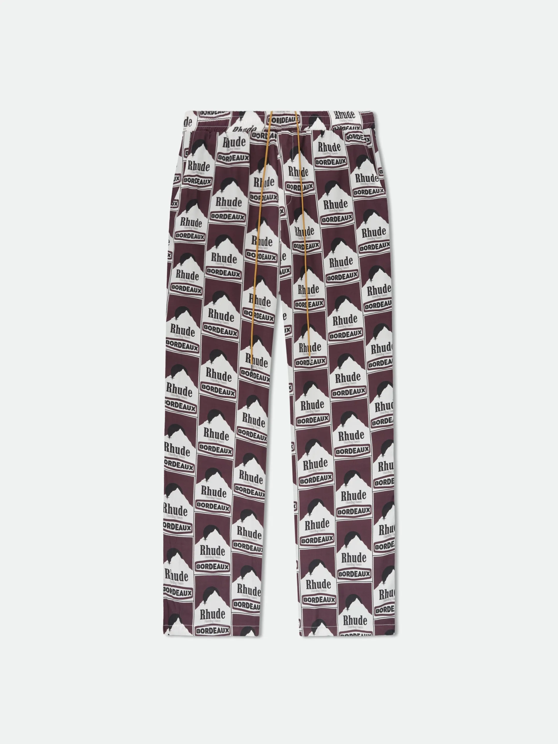 MOONLIGHT BORDEAUX SILK PJ PANT sold by Rhude