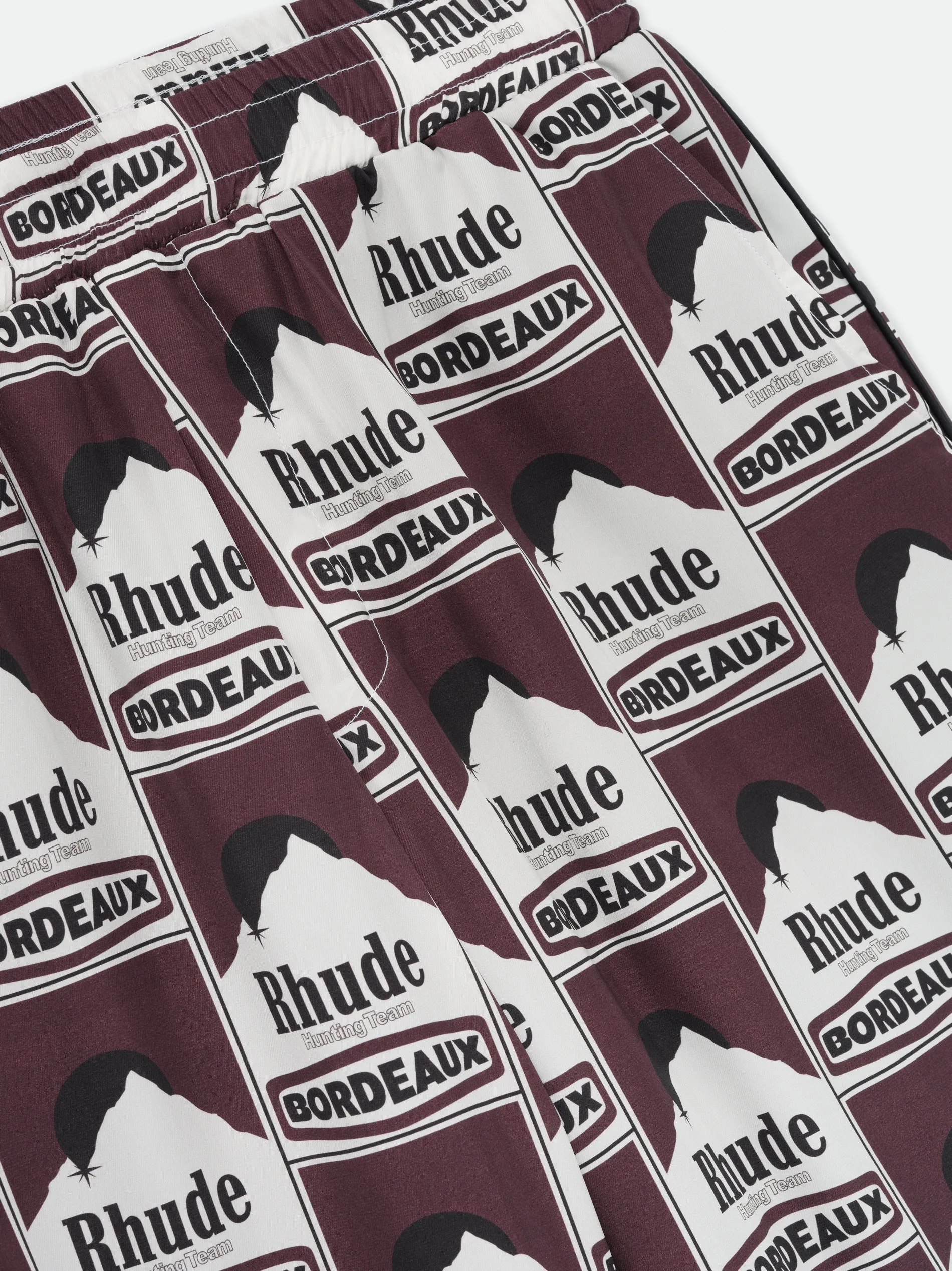 MOONLIGHT BORDEAUX SILK PJ PANT sold by Rhude product image thumbnail 5