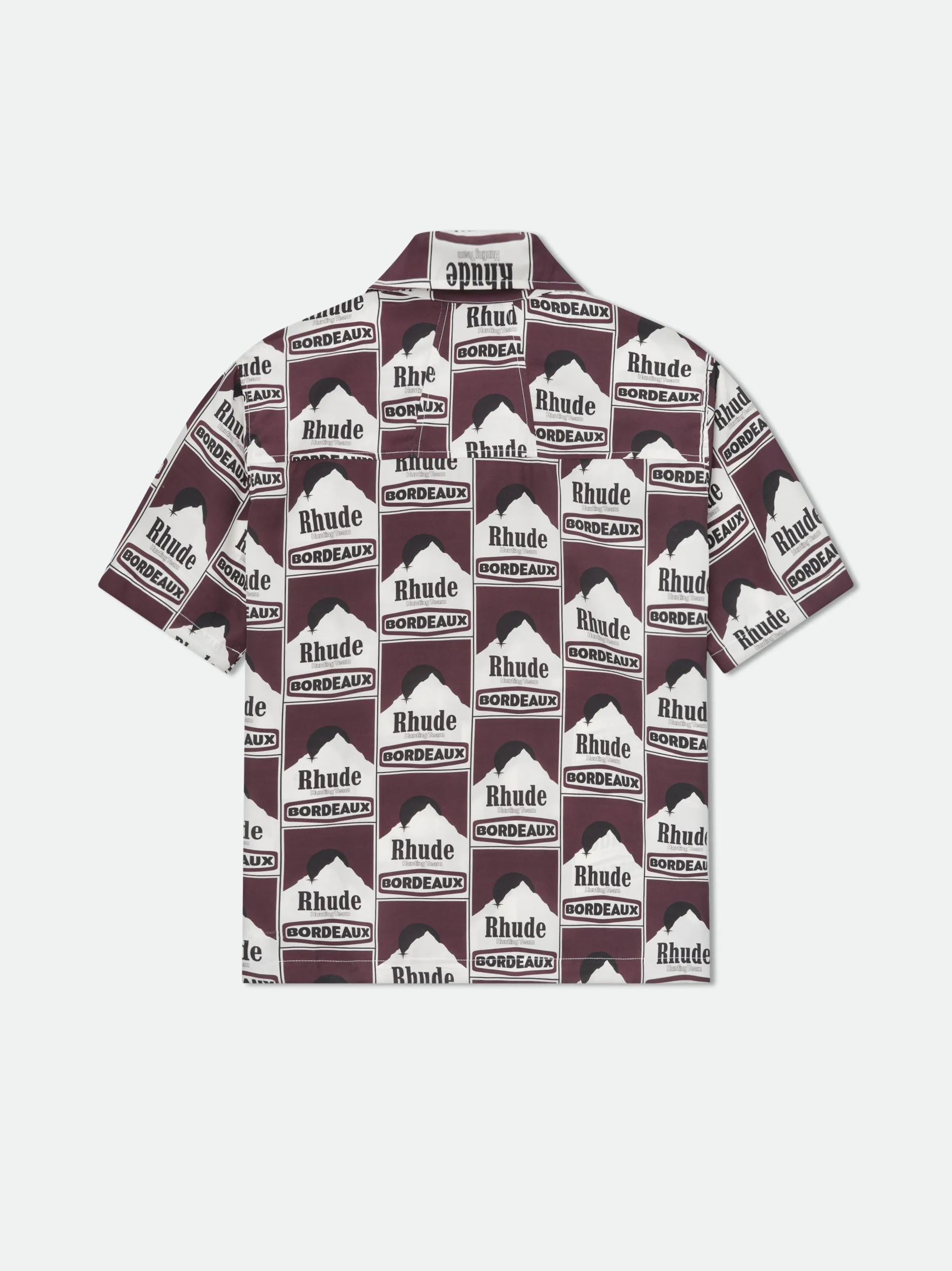 MOONLIGHT BORDEAUX SILK SHIRT sold by Rhude product image thumbnail 3