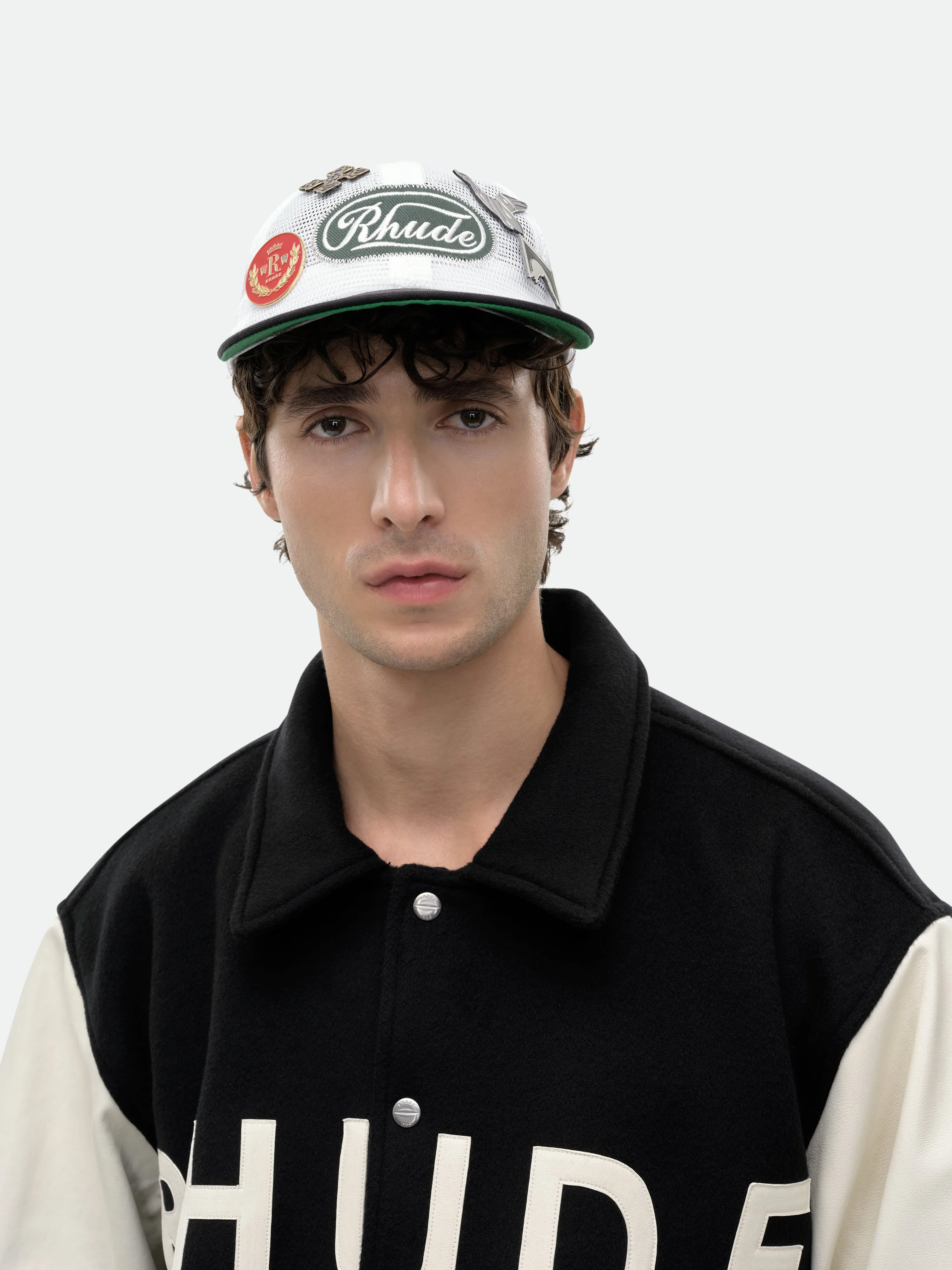 RHUDE PATCH MESH TRUCKER HAT sold by Rhude product image thumbnail 2
