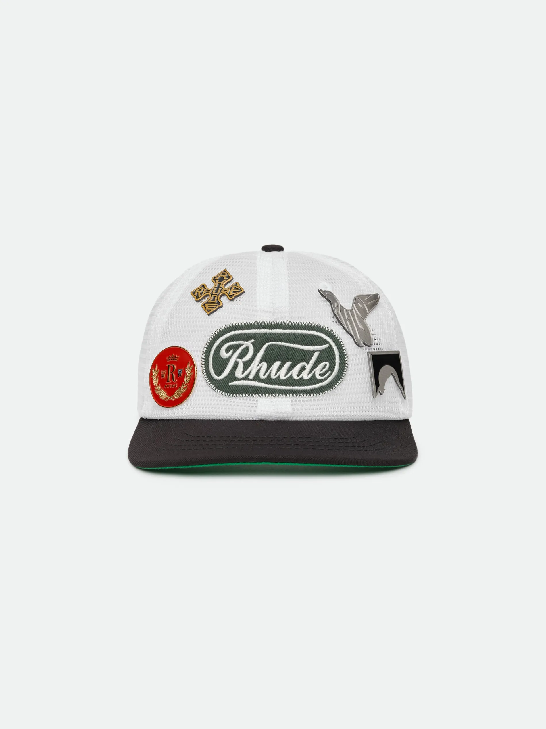 RHUDE PATCH MESH TRUCKER HAT sold by Rhude