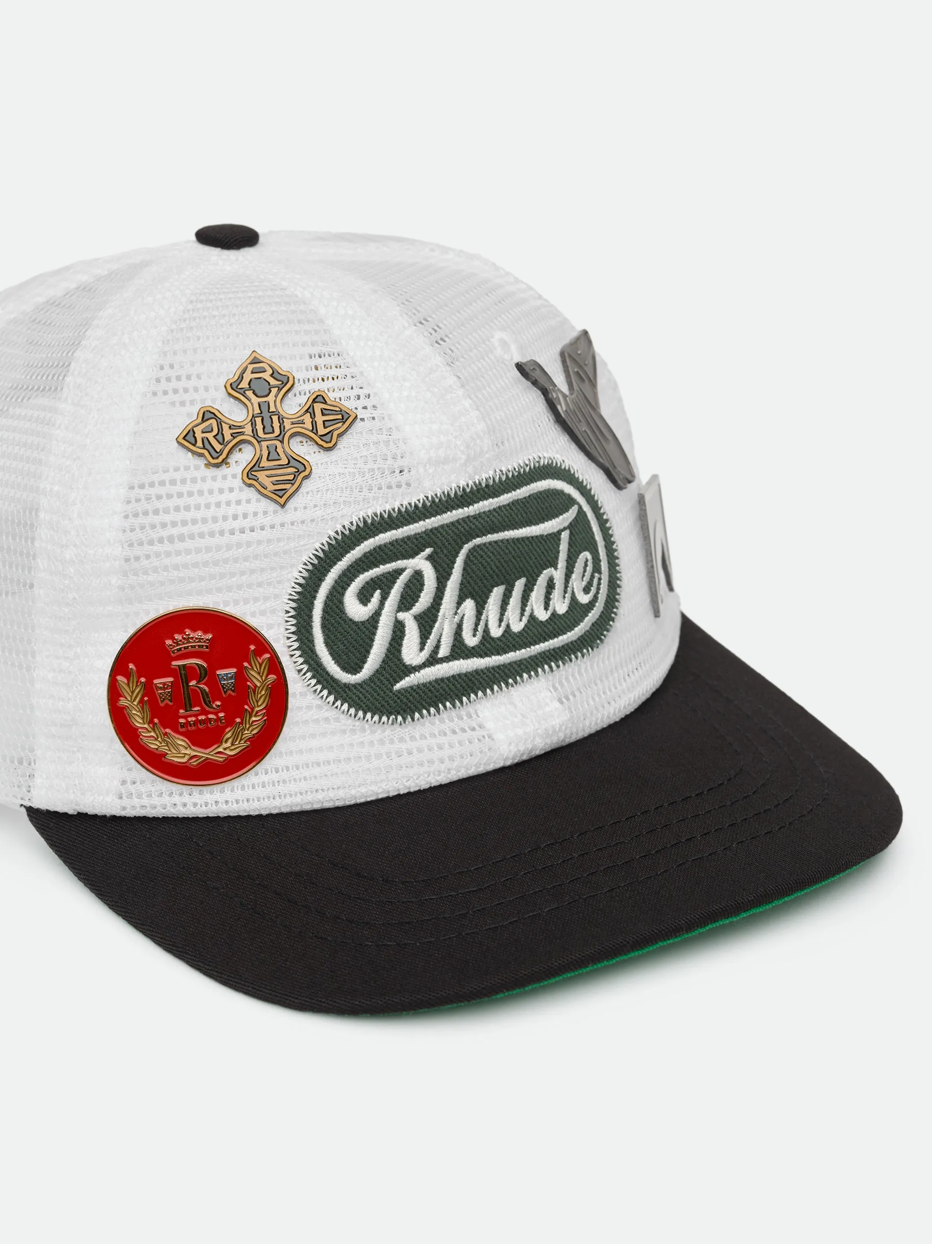 RHUDE PATCH MESH TRUCKER HAT sold by Rhude product image thumbnail 5