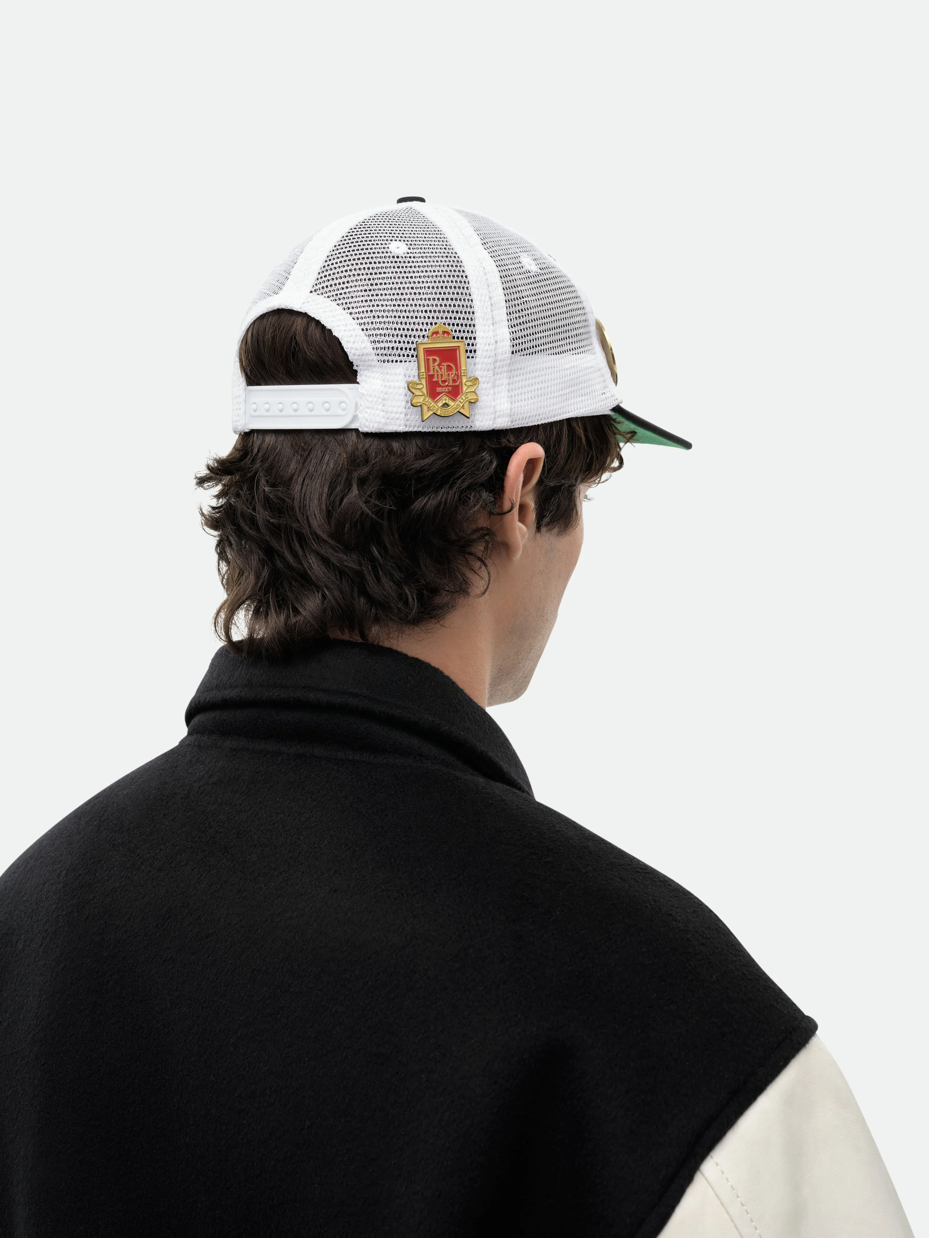 RHUDE PATCH MESH TRUCKER HAT sold by Rhude product image thumbnail 4