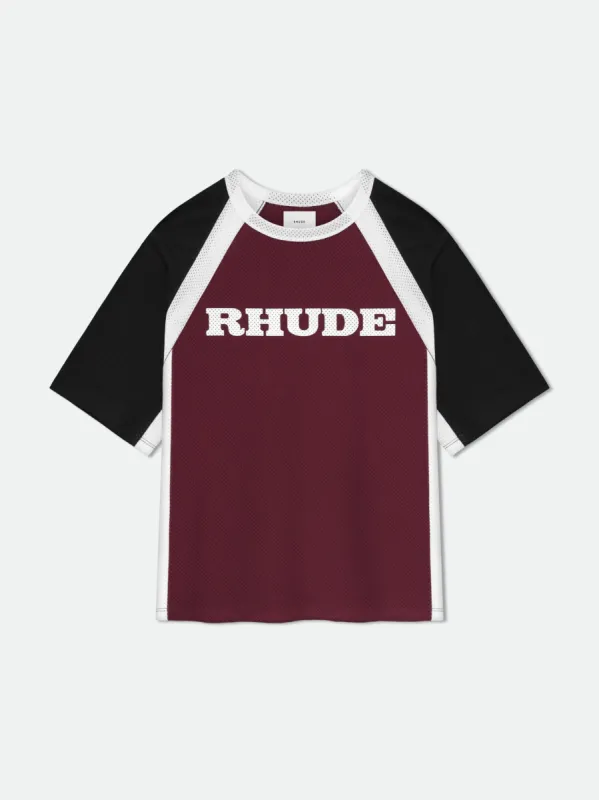 RACING LOGO MESH SHIRT sold by Rhude