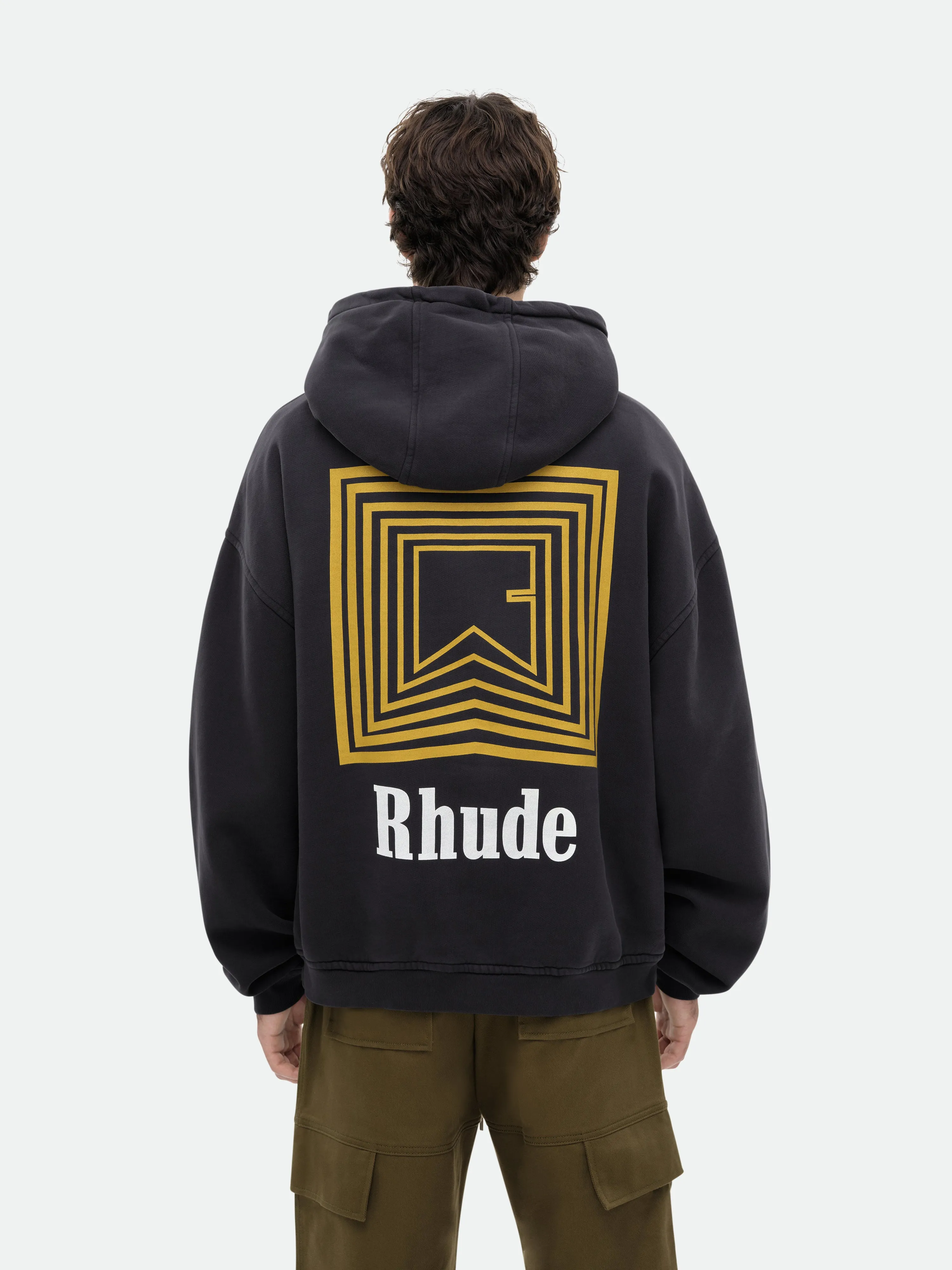 CHEVRON LOGO REPEAT HOODIE sold by Rhude product image thumbnail 4